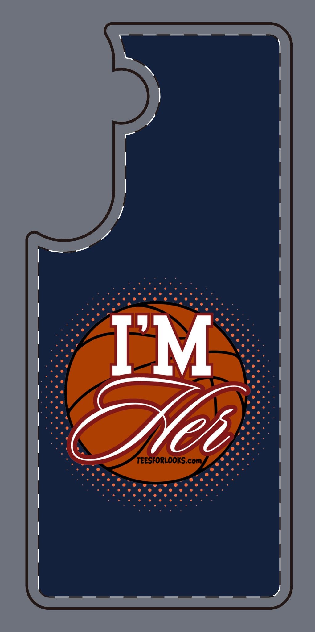 I'M Her Basketball Silicone Phone Case - Perfect for Sports Fans