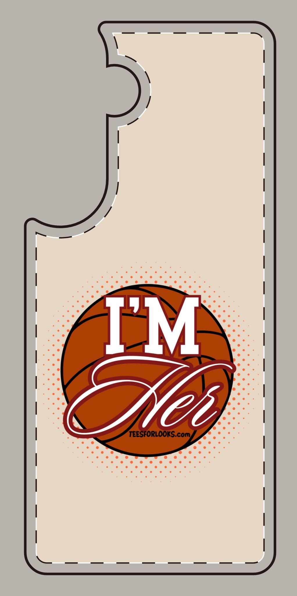 I'M Her Basketball Silicone Phone Case - Perfect for Sports Fans