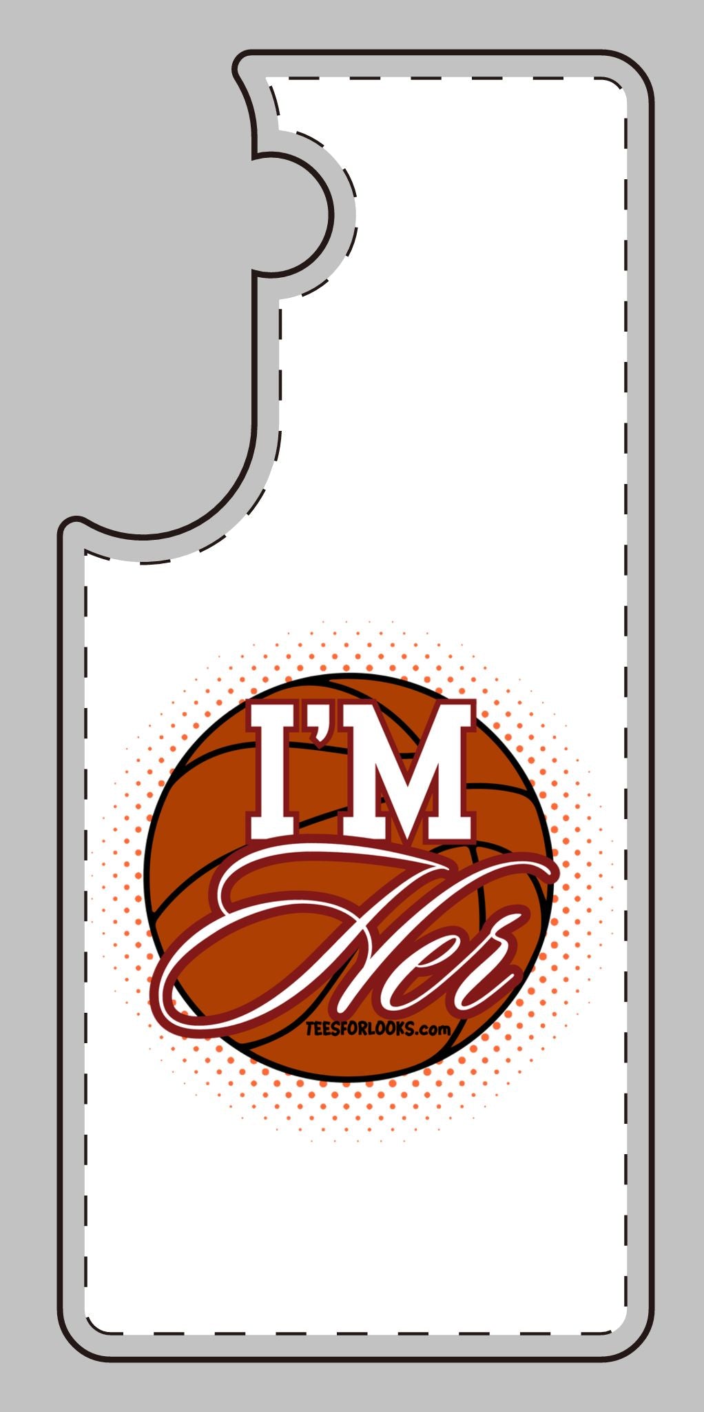 I'M Her Basketball Silicone Phone Case - Perfect for Sports Fans