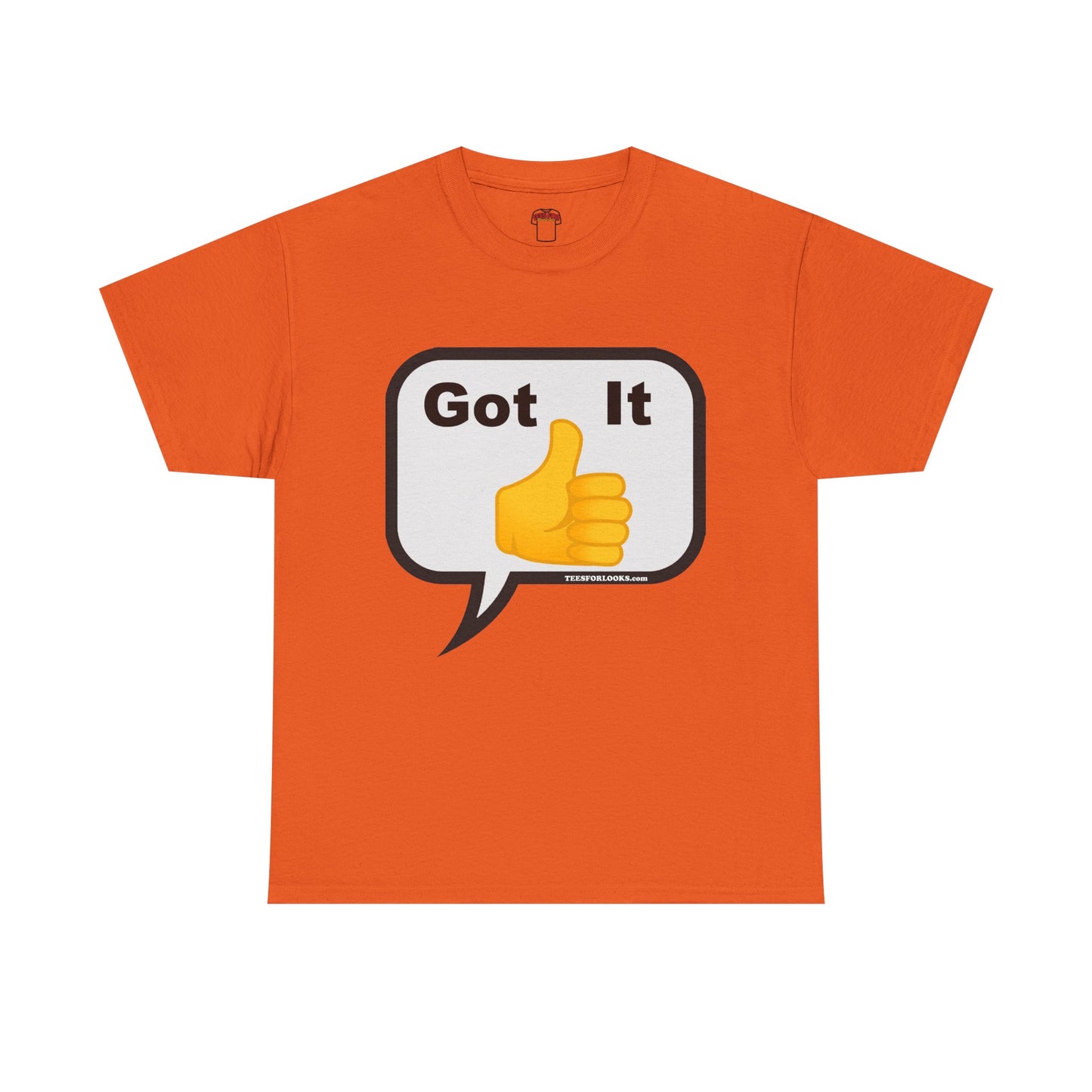 Unisex Heavy Cotton Tee - "Got It" Emoji Design