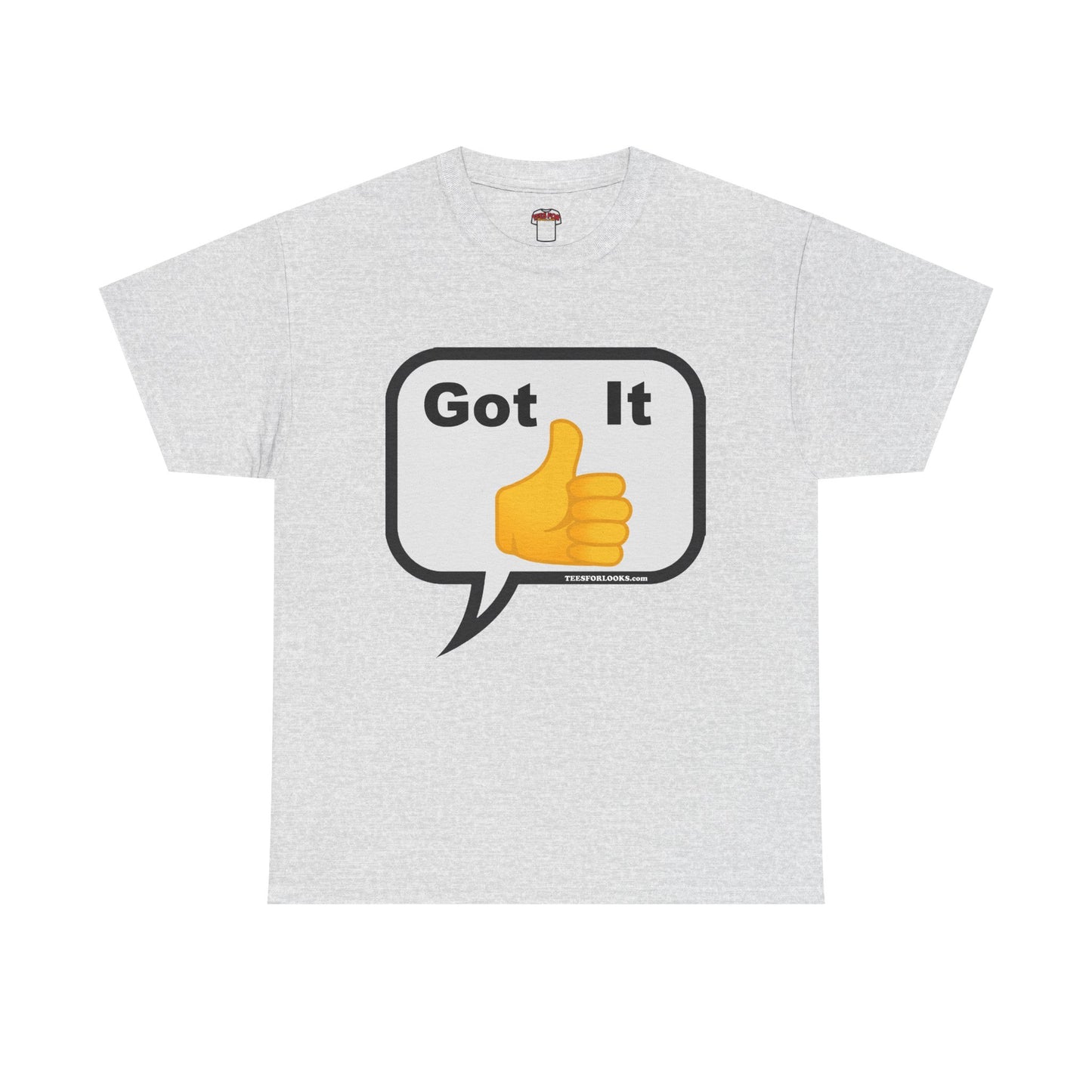 Unisex Heavy Cotton Tee - "Got It" Emoji Design