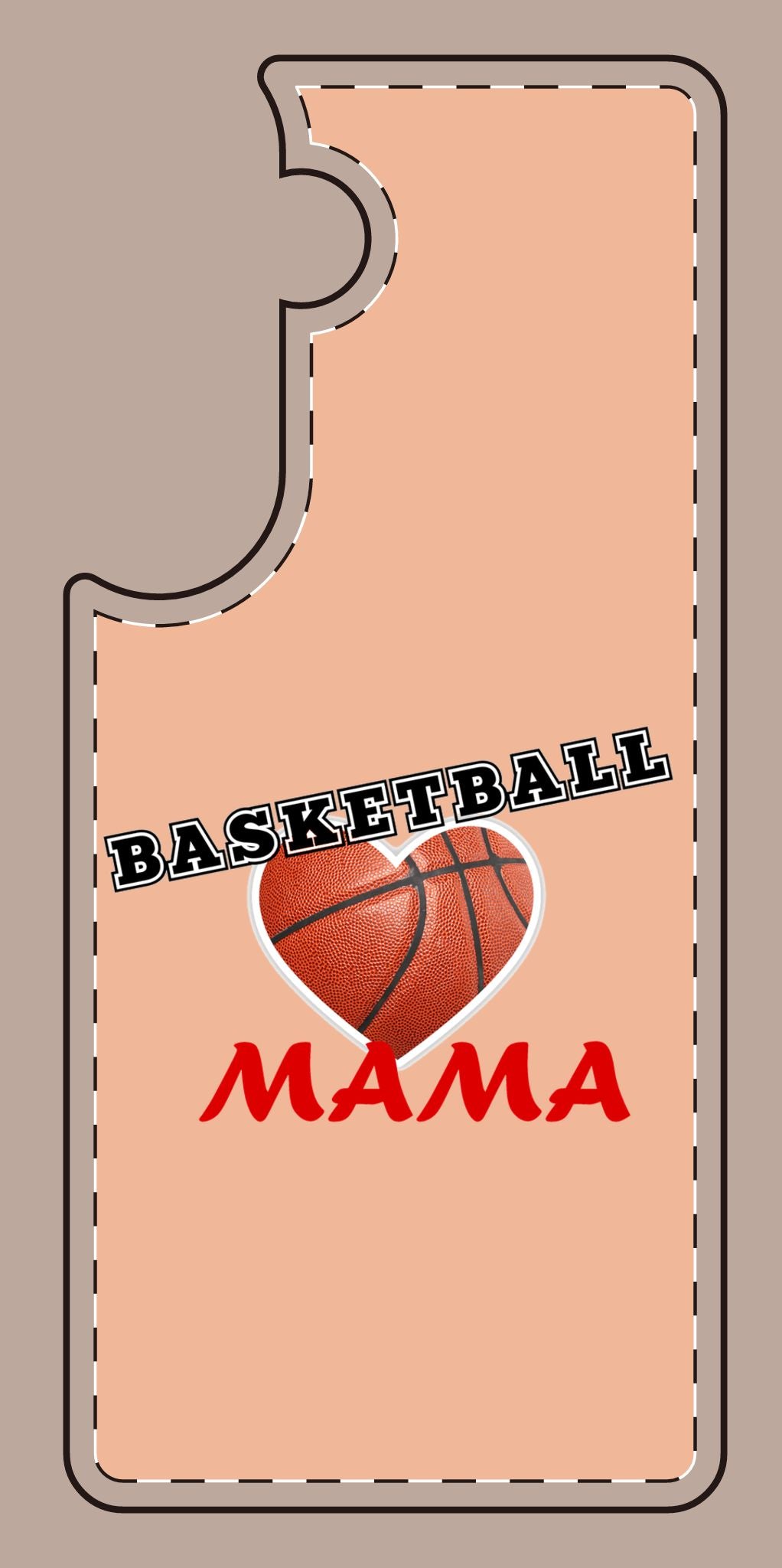 Basketball Mama Silicone Phone Case - Perfect Gift for Basketball Moms