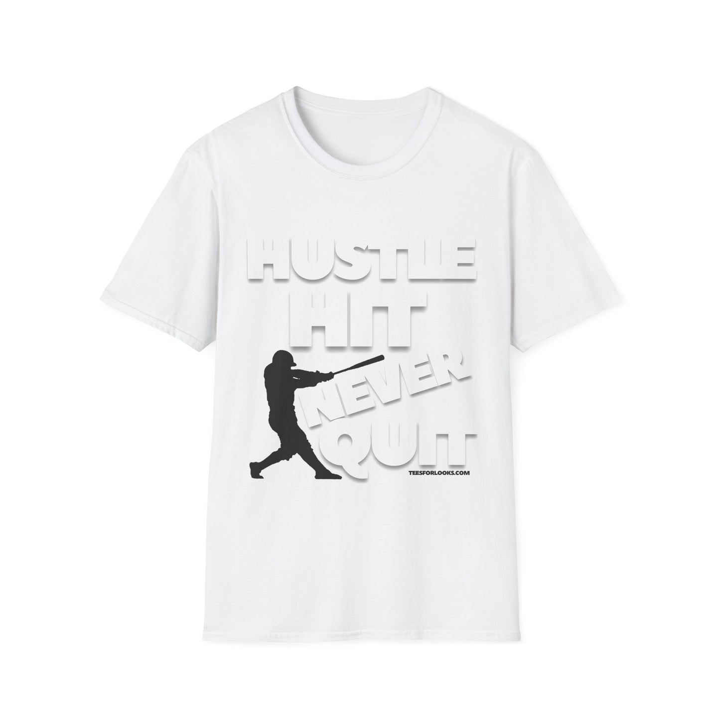 Hustle Hard Unisex Softstyle T-Shirt - Motivational Graphic Tee