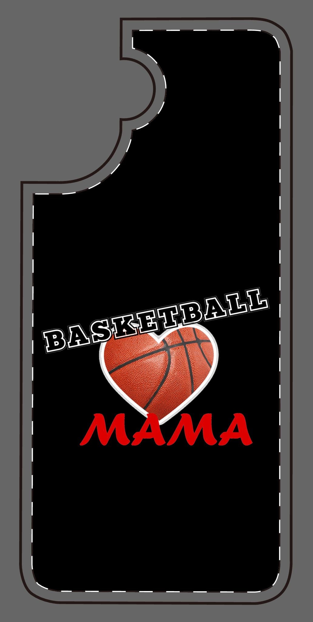 Basketball Mama Silicone Phone Case - Perfect Gift for Basketball Moms