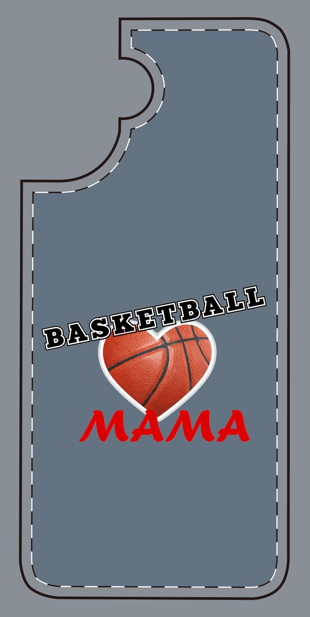 Basketball Mama Silicone Phone Case - Perfect Gift for Basketball Moms