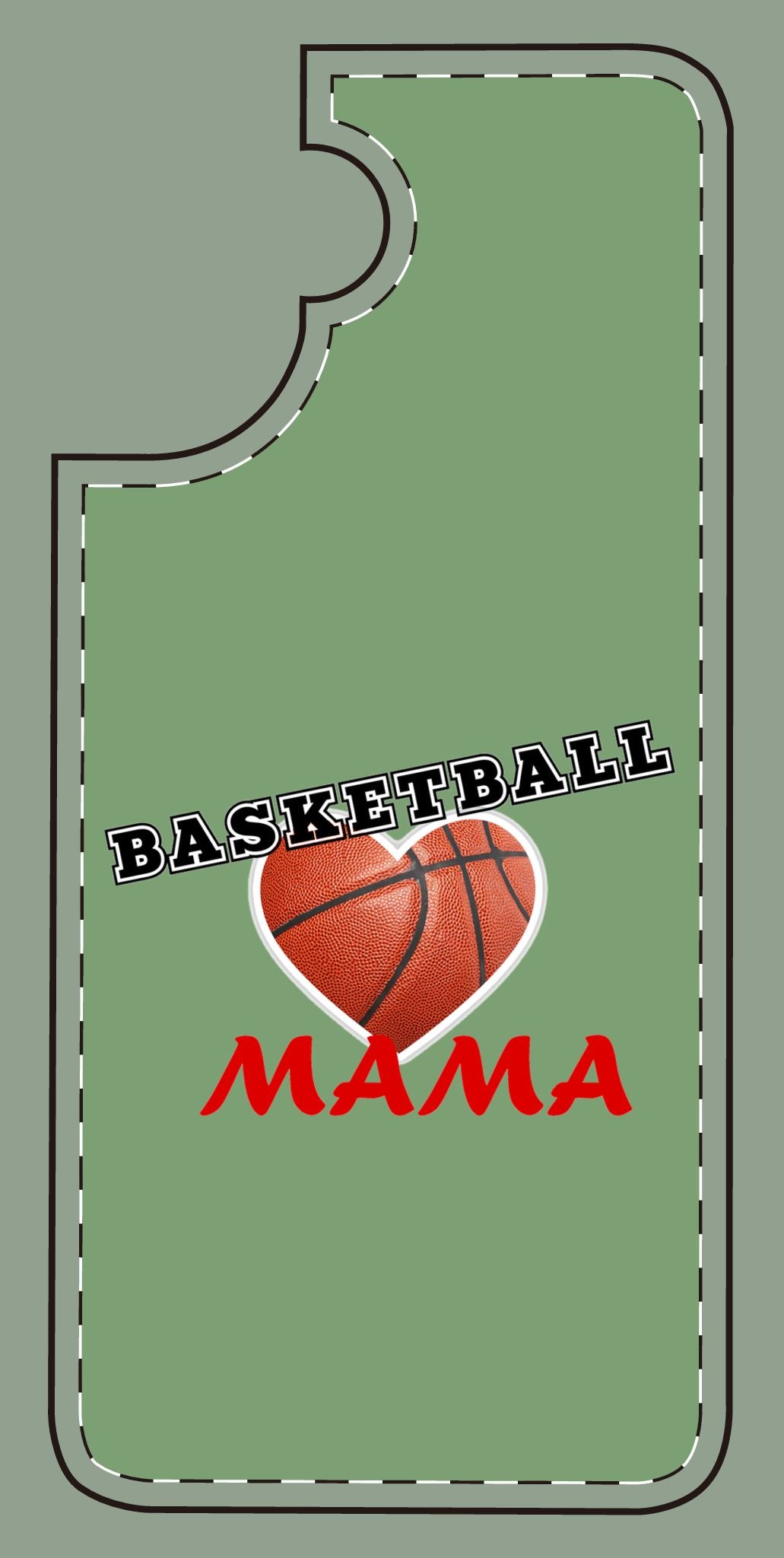 Basketball Mama Silicone Phone Case - Perfect Gift for Basketball Moms