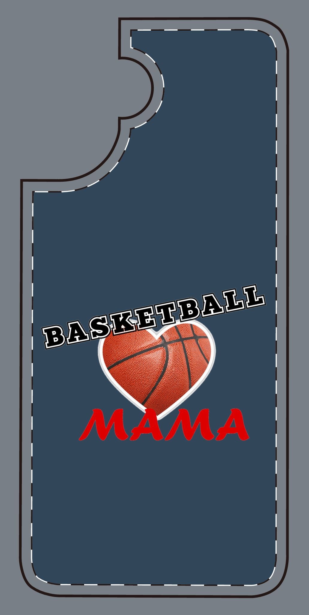 Basketball Mama Silicone Phone Case - Perfect Gift for Basketball Moms