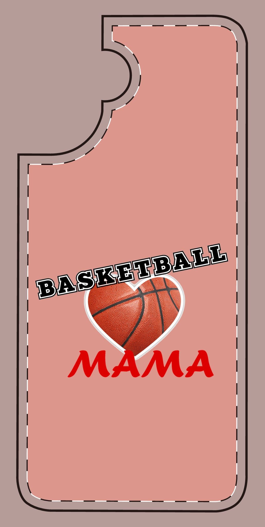 Basketball Mama Silicone Phone Case - Perfect Gift for Basketball Moms