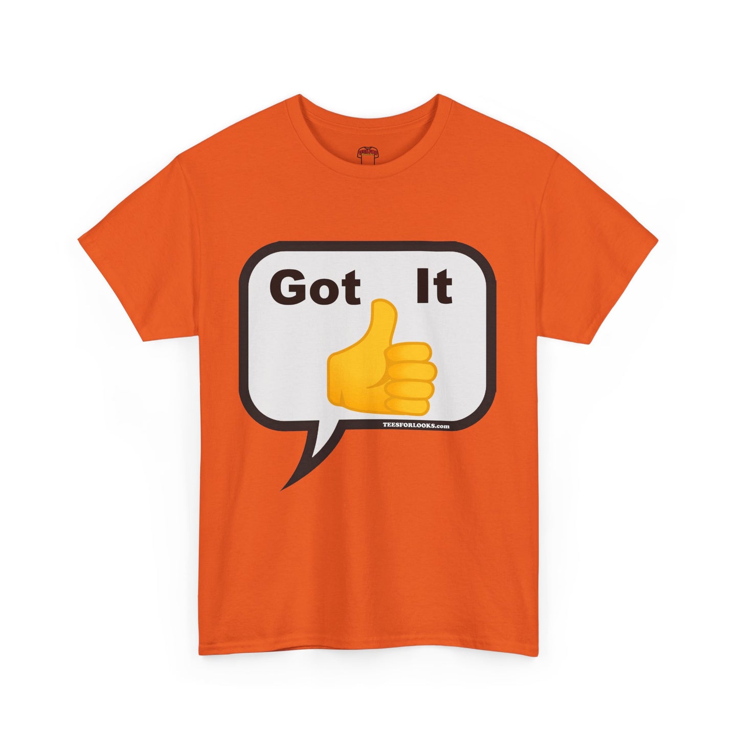 Unisex Heavy Cotton Tee - "Got It" Emoji Design