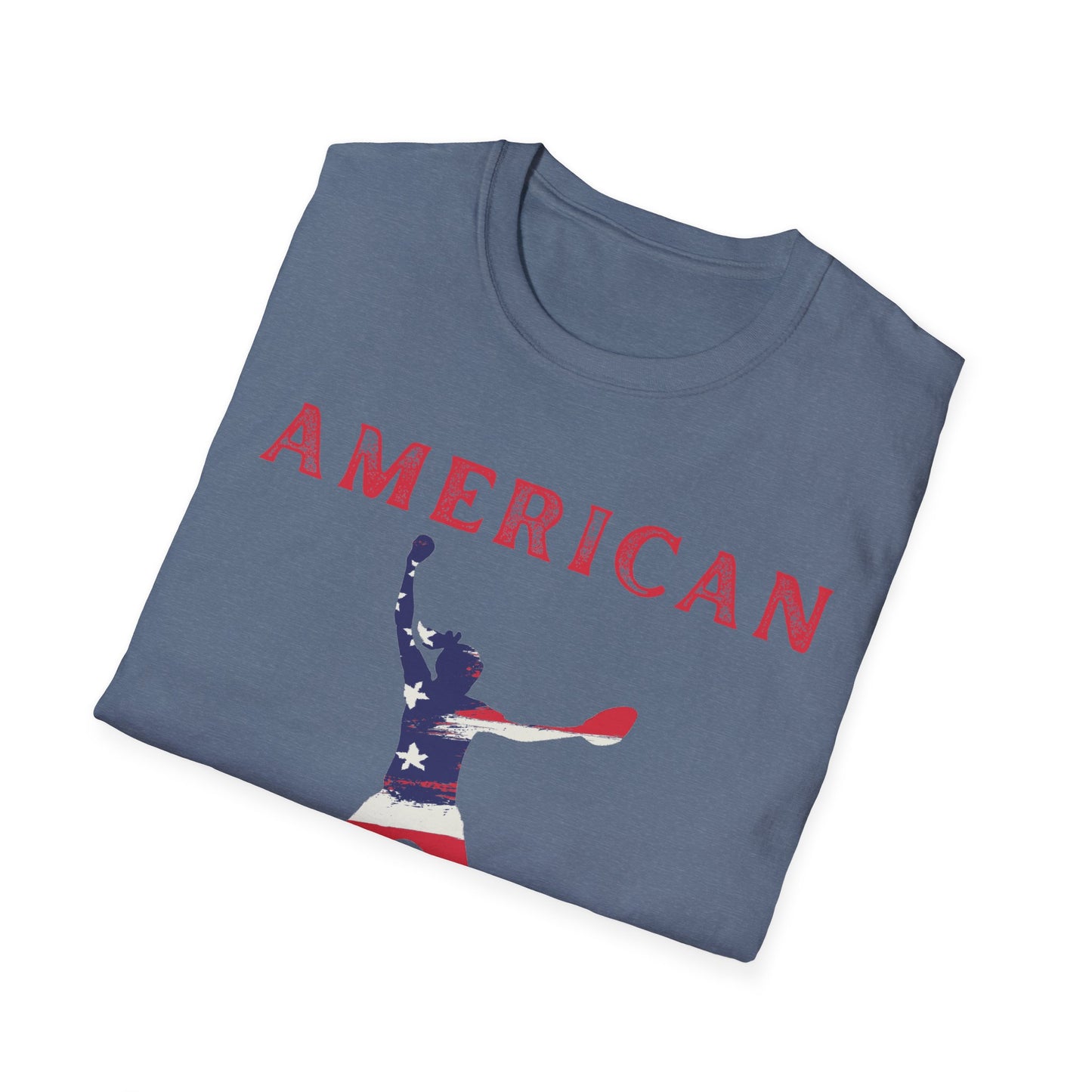 American Dreams Unisex Softstyle T-Shirt, Patriotic Apparel, Summer BBQ, Independence Day, Birthday Gift, Casual Wear