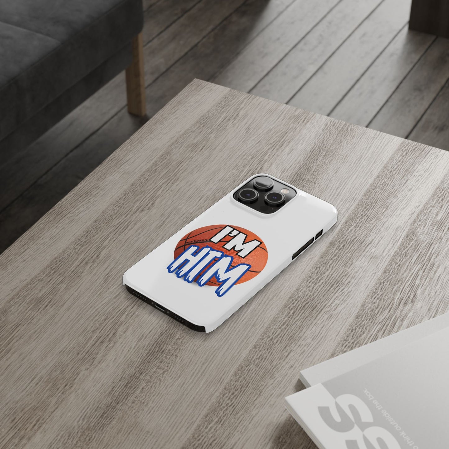 Basketball Slim Phone Case - I'm HTM Design for Sports Fans