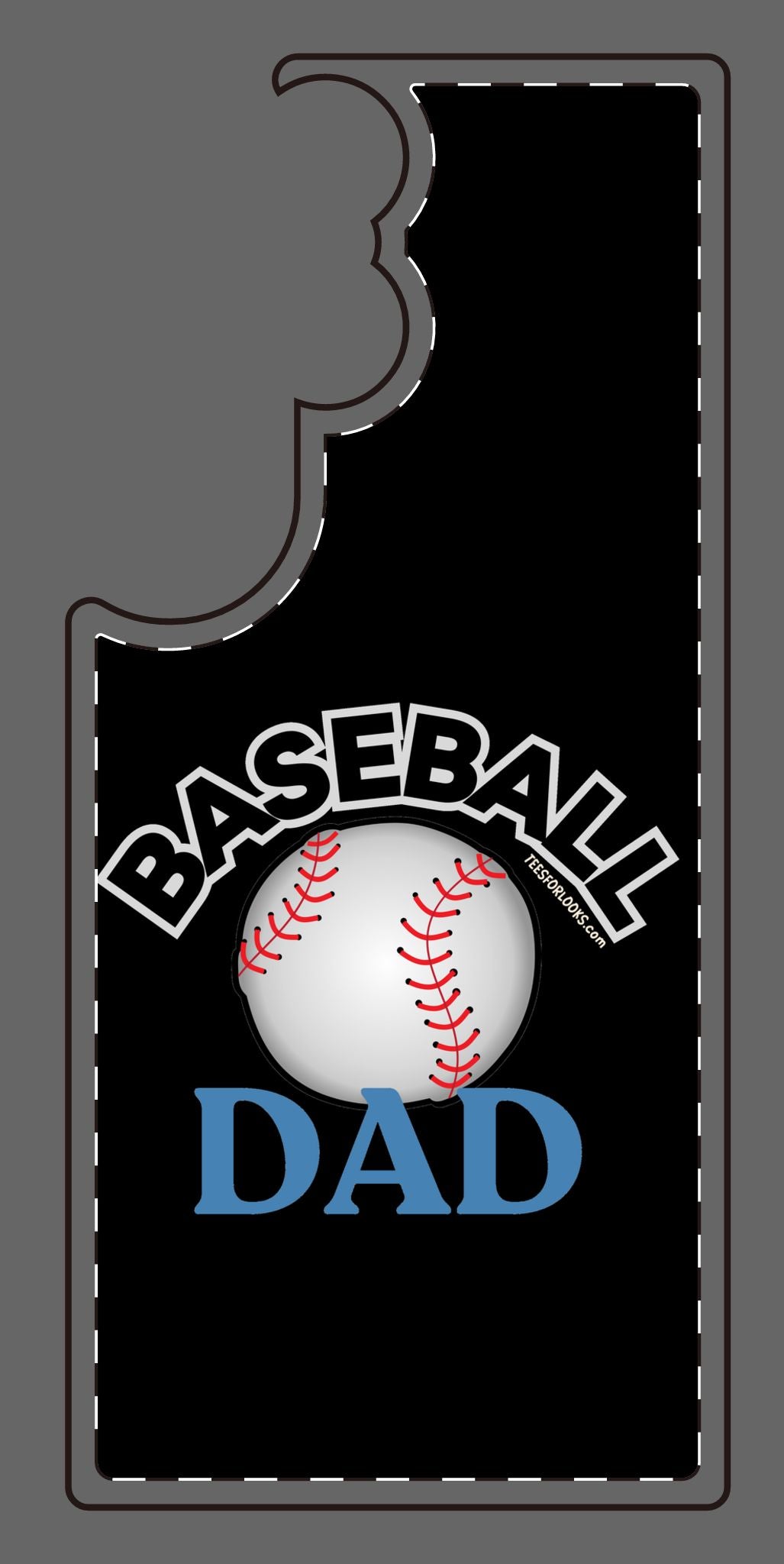 Baseball Dad Silicone Phone Case - Perfect Gift for Sports Lovers