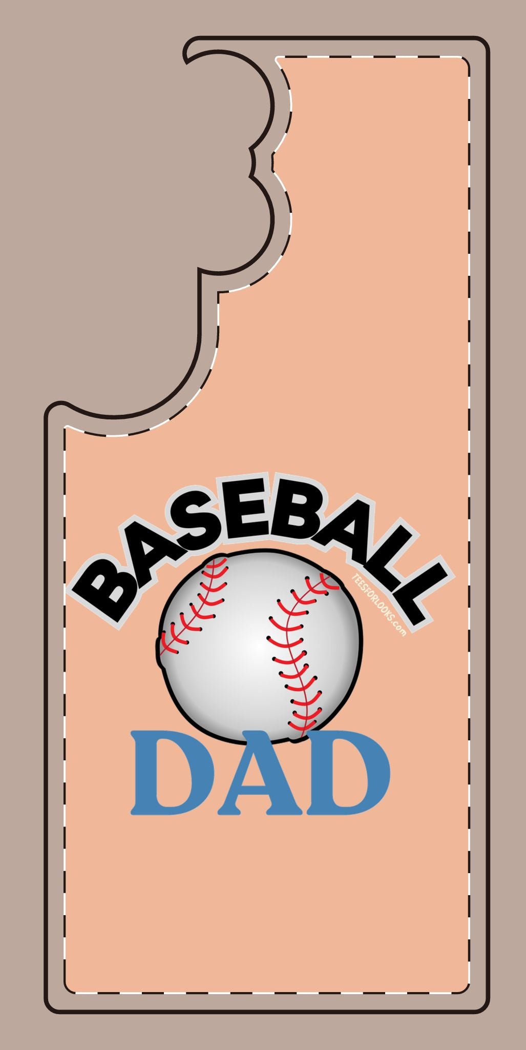 Baseball Dad Silicone Phone Case - Perfect Gift for Sports Lovers