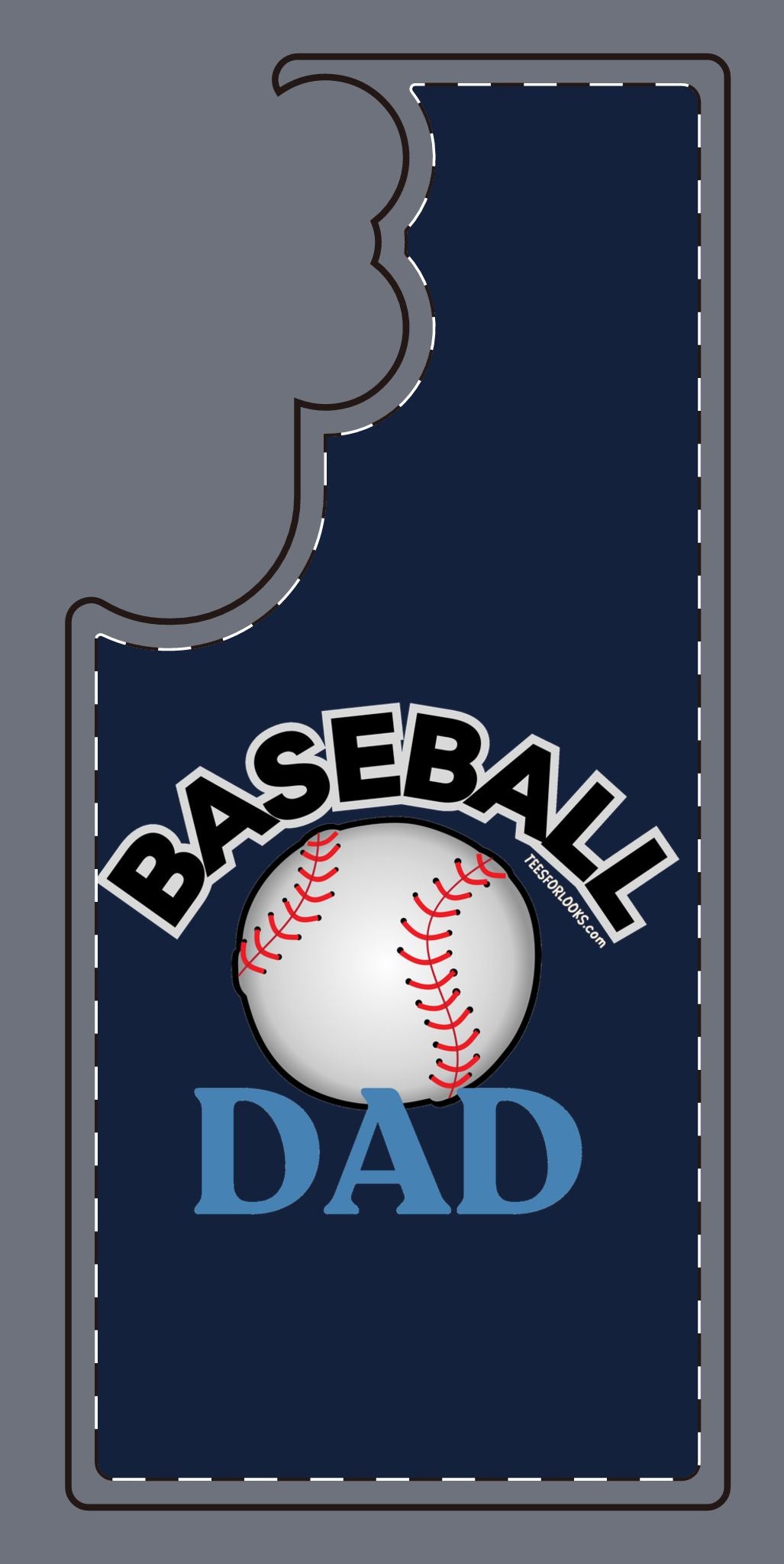 Baseball Dad Silicone Phone Case - Perfect Gift for Sports Lovers