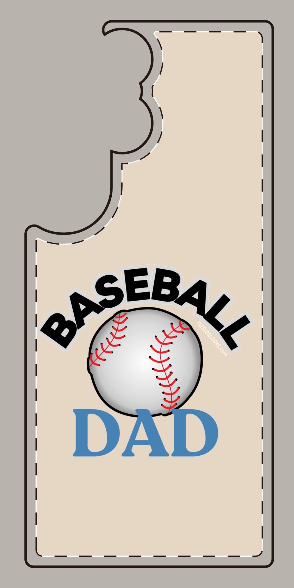 Baseball Dad Silicone Phone Case - Perfect Gift for Sports Lovers