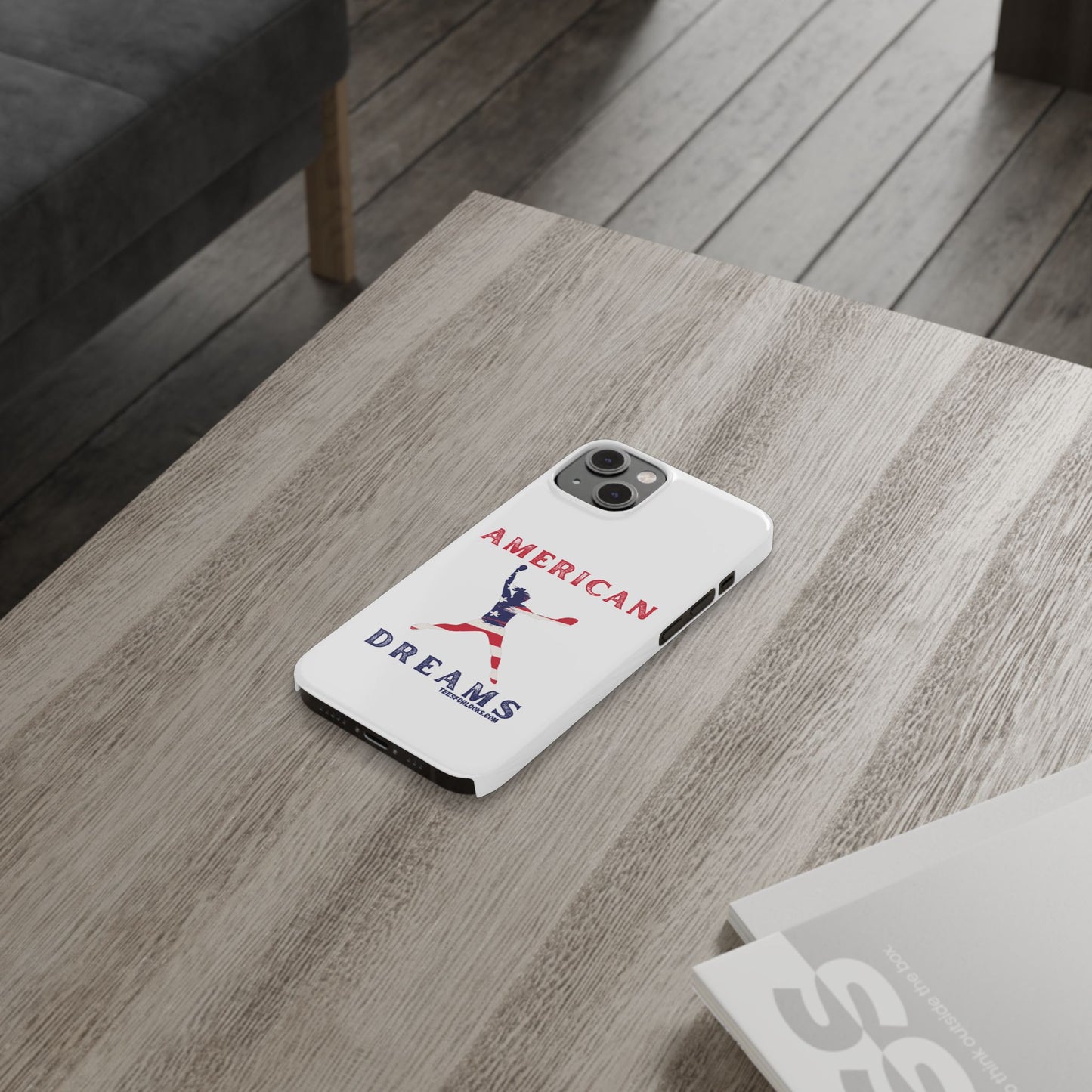 American Dreams Slim Phone Cases - Stylish Protection for Patriotism