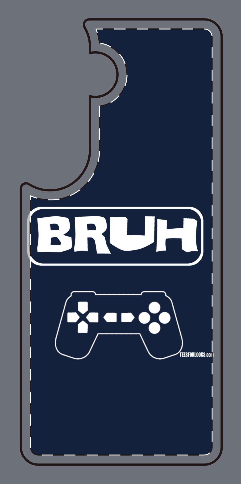 Gaming Bruh Silicone Phone Case - Cool Gamer Accessory