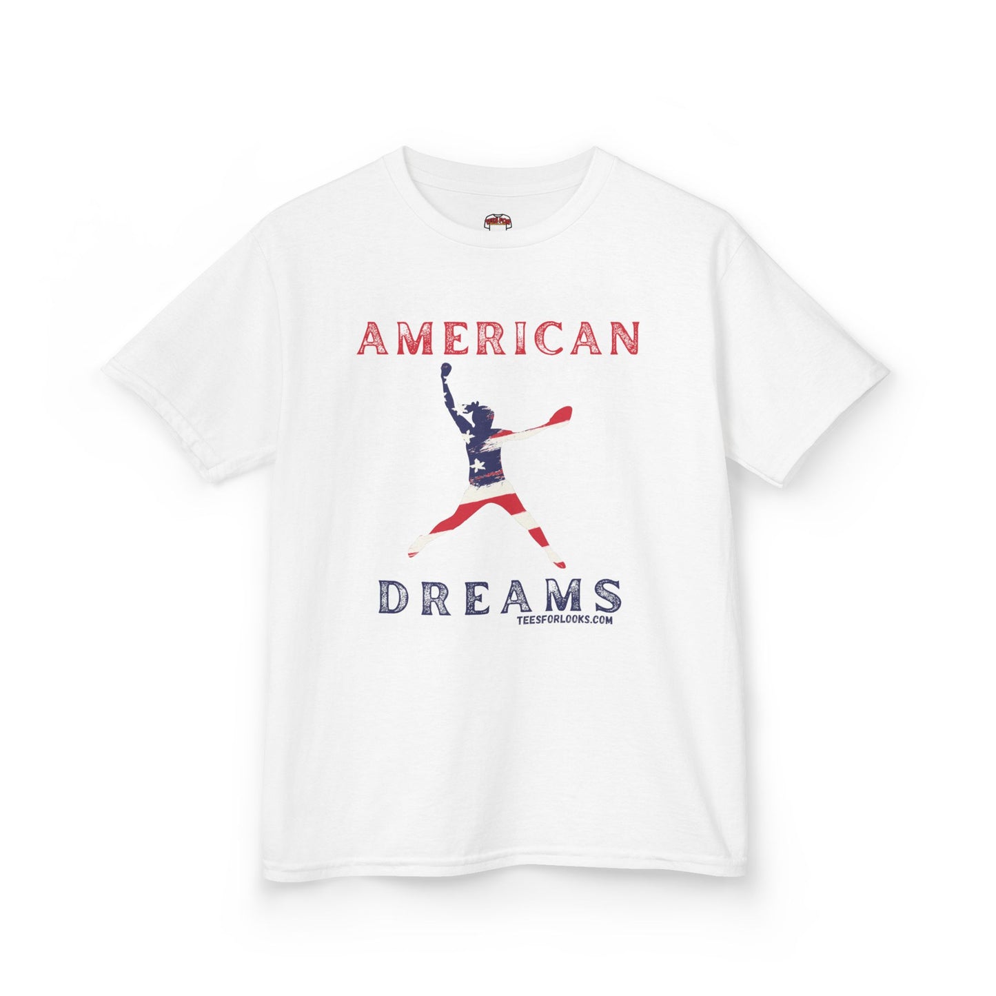 American Dreams Kids Heavy Cotton™ Tee - Patriotic Graphic Shirt for Celebrations