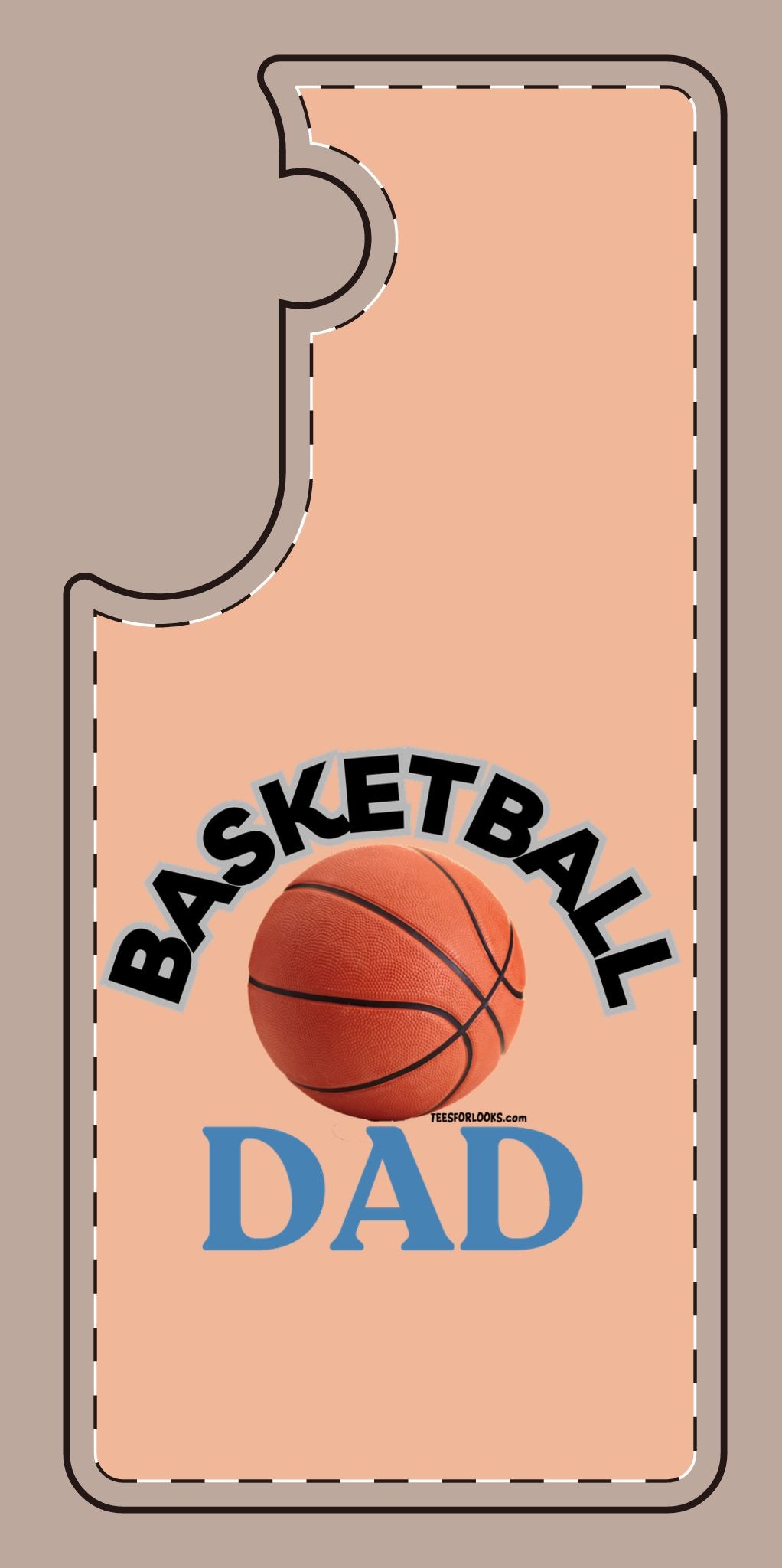 Basketball Dad Silicone Phone Case - Perfect Gift for Sports Dads