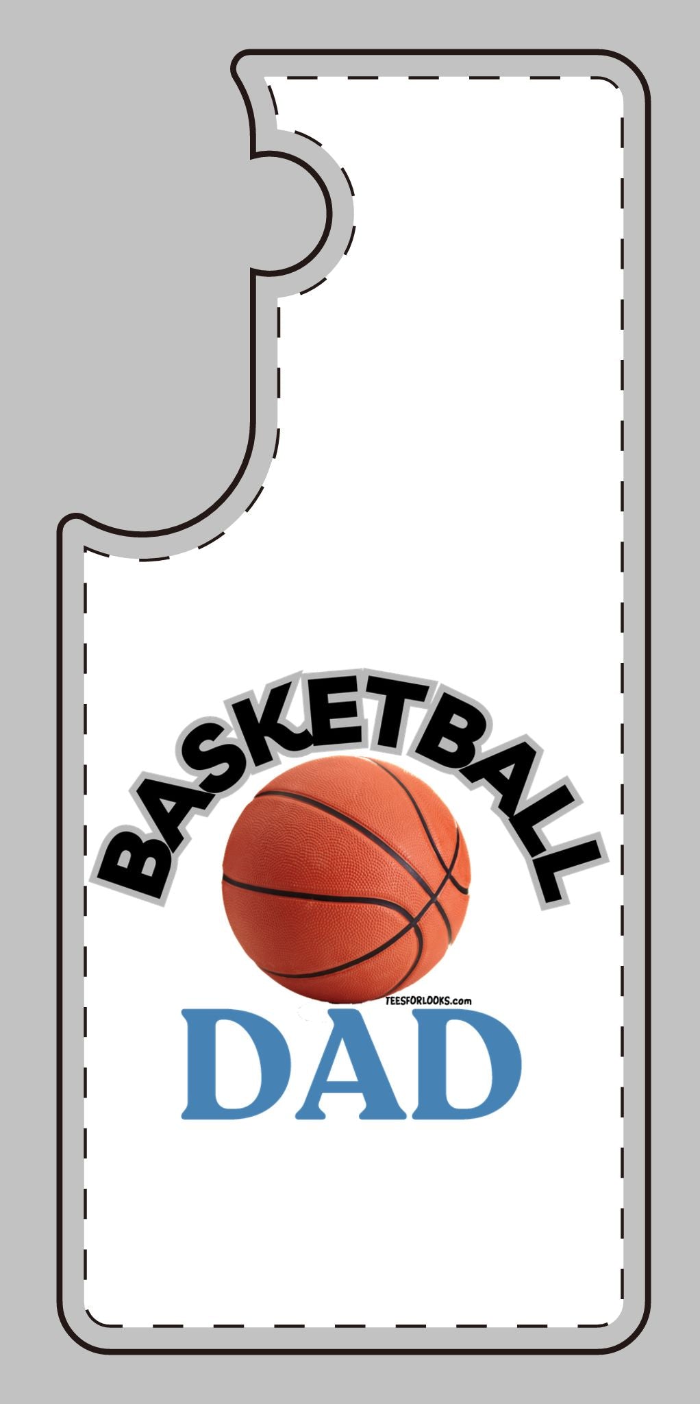 Basketball Dad Silicone Phone Case - Perfect Gift for Sports Dads