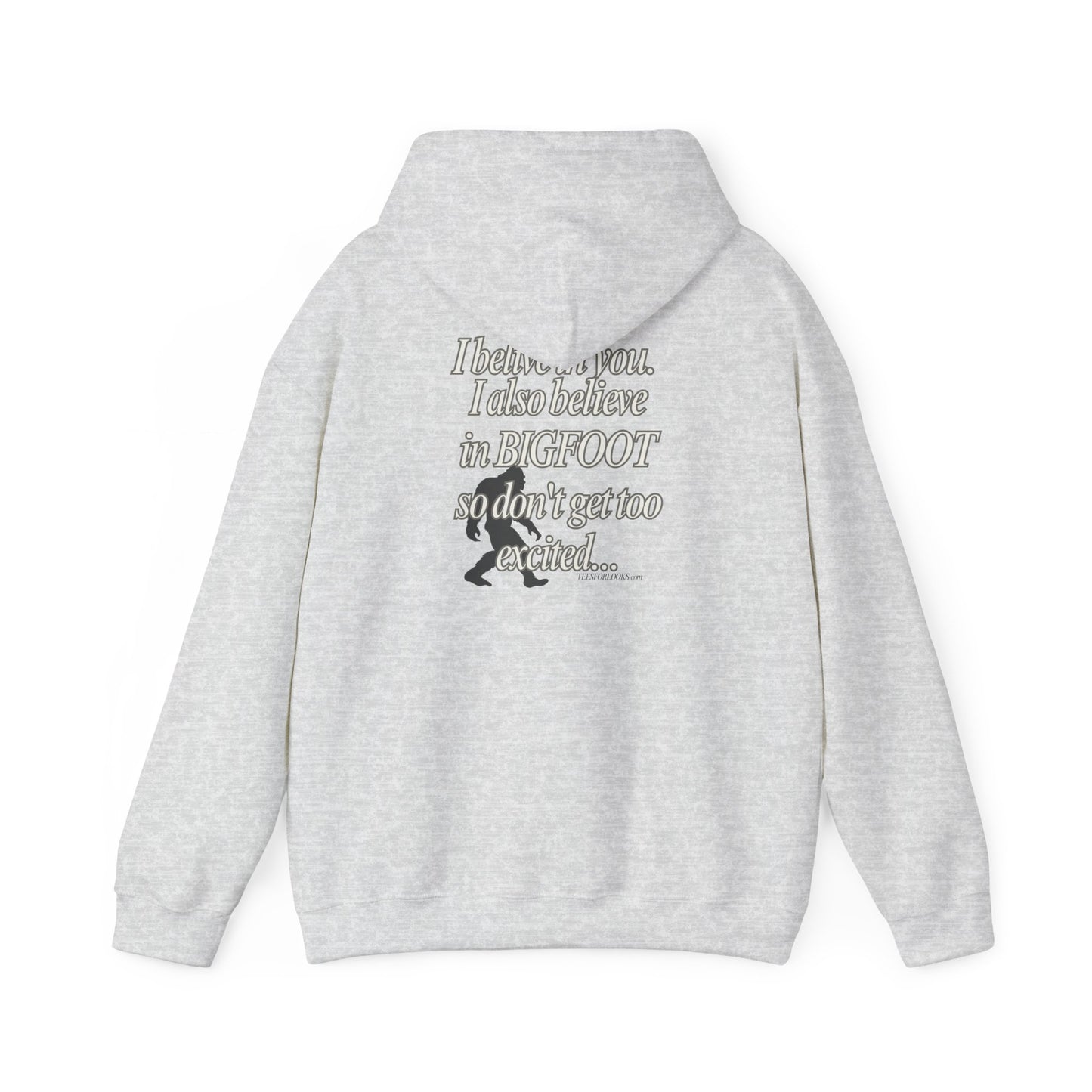 Bigfoot Believer Unisex Hoodie - Fun & Comfy Heavy Blend Sweatshirt for Wilderness Lovers