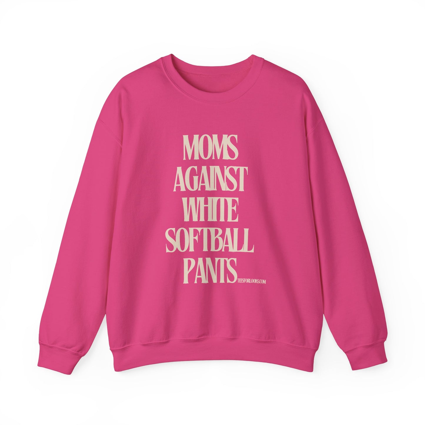 Moms Against White Sweatshirt - Unisex Heavy Blend™ Crewneck