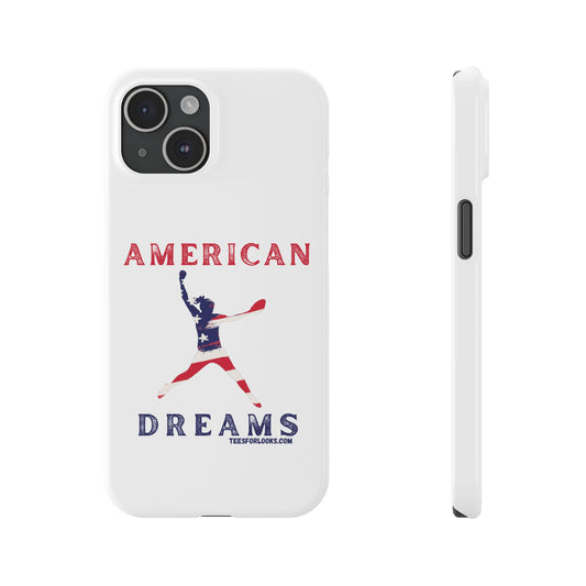 American Dreams Slim Phone Cases - Stylish Protection for Patriotism