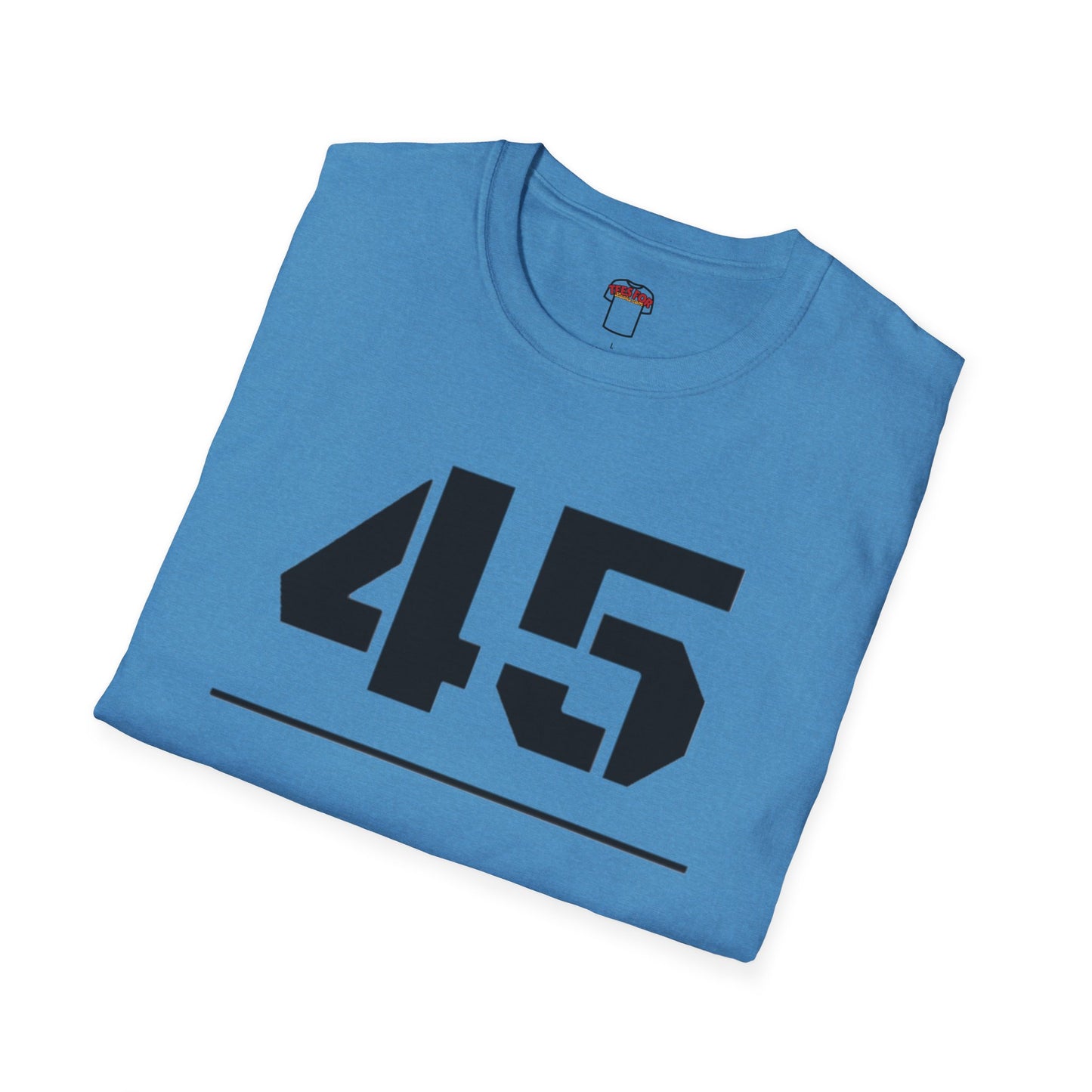 Unisex Softstyle T-Shirt - Sporty Number Design Tee for Casual Wear