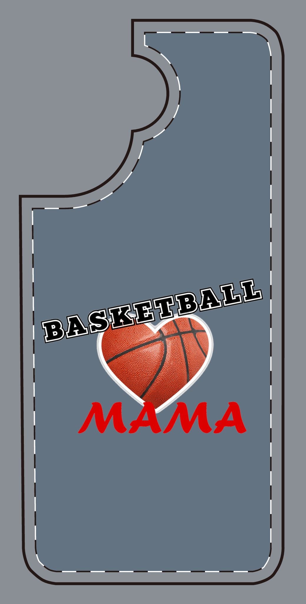 Basketball Mama Silicone Phone Case - Perfect Gift for Basketball Moms