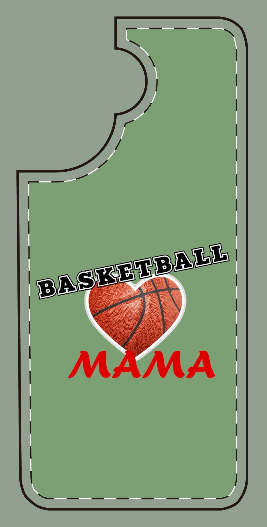 Basketball Mama Silicone Phone Case - Perfect Gift for Basketball Moms