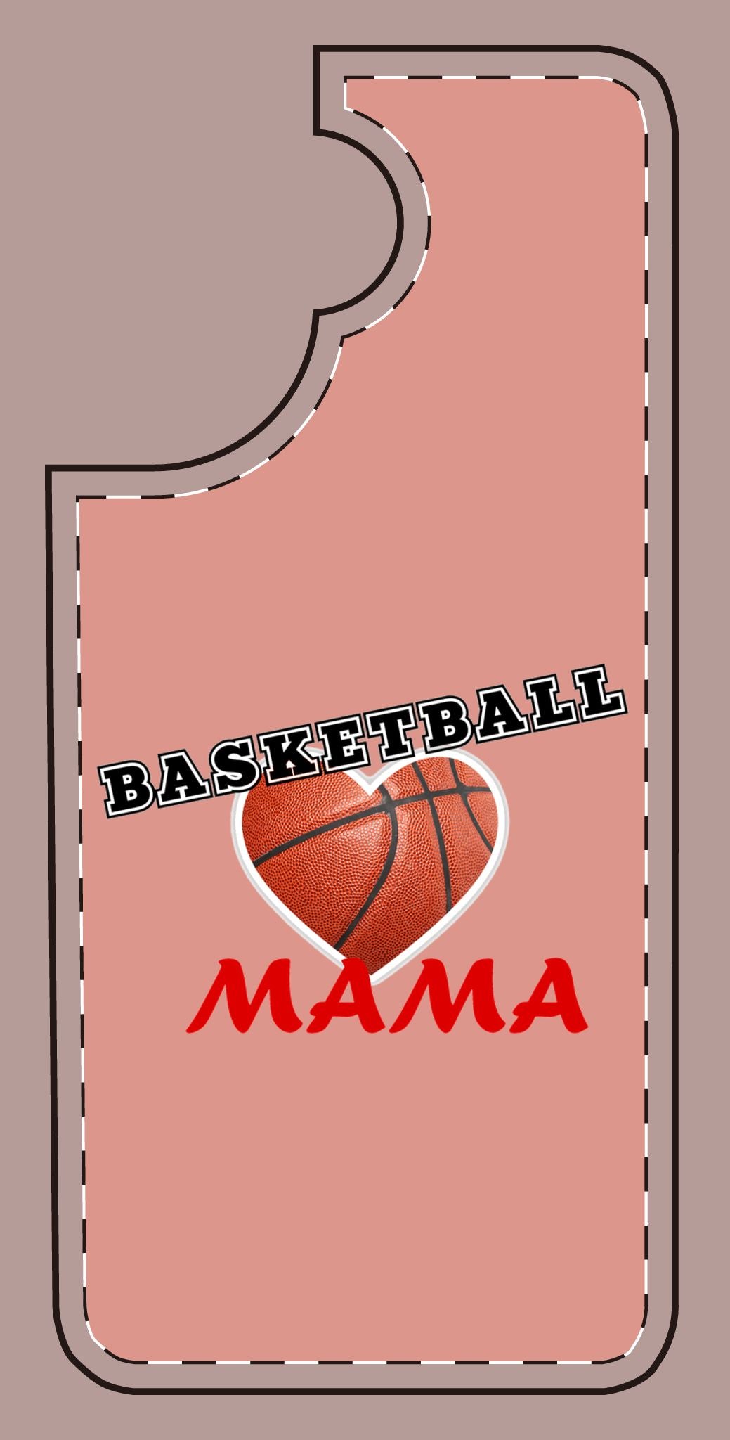 Basketball Mama Silicone Phone Case - Perfect Gift for Basketball Moms