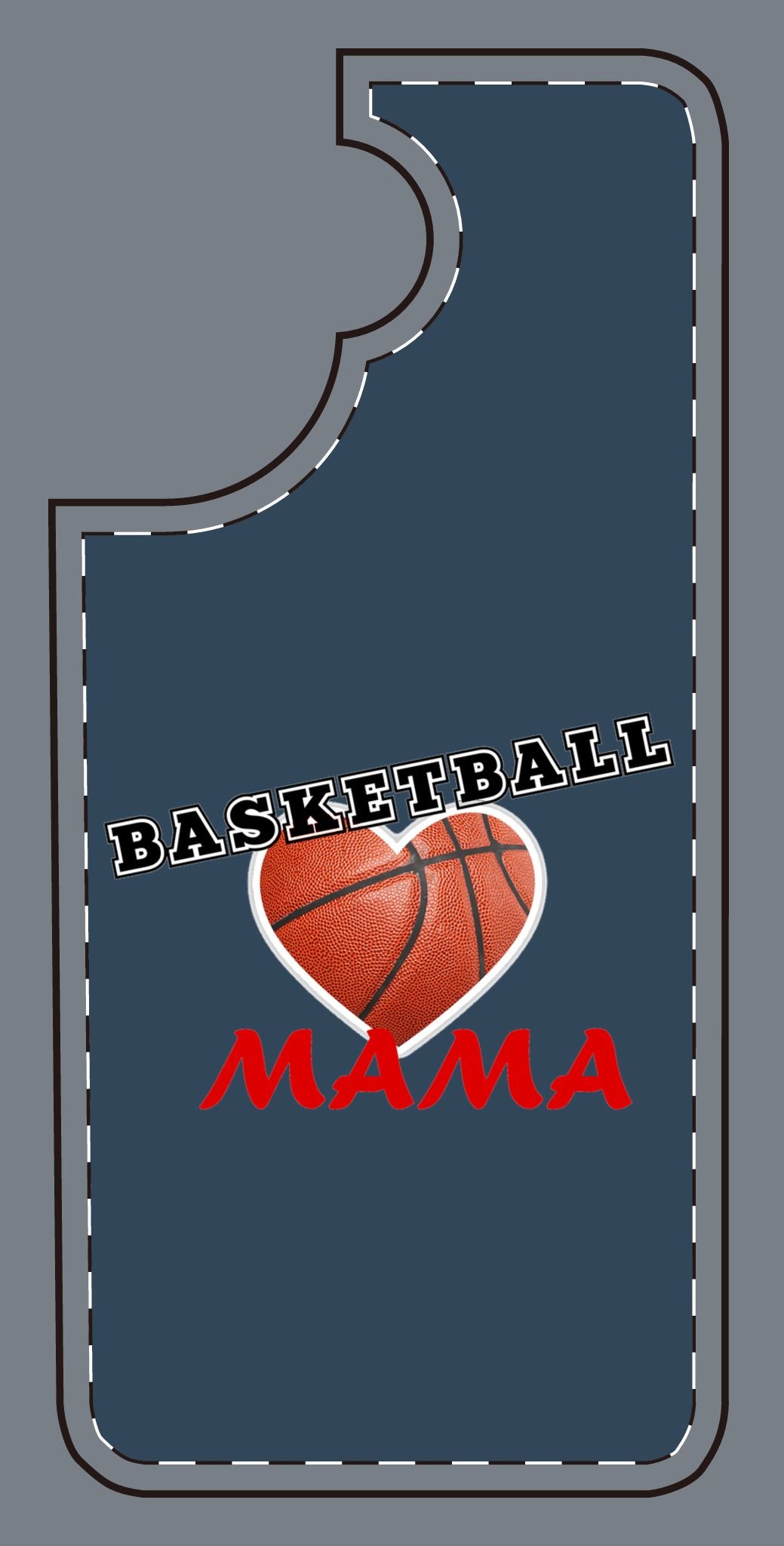 Basketball Mama Silicone Phone Case - Perfect Gift for Basketball Moms