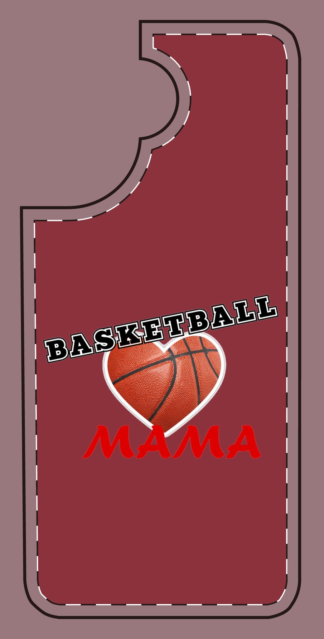 Basketball Mama Silicone Phone Case - Perfect Gift for Basketball Moms