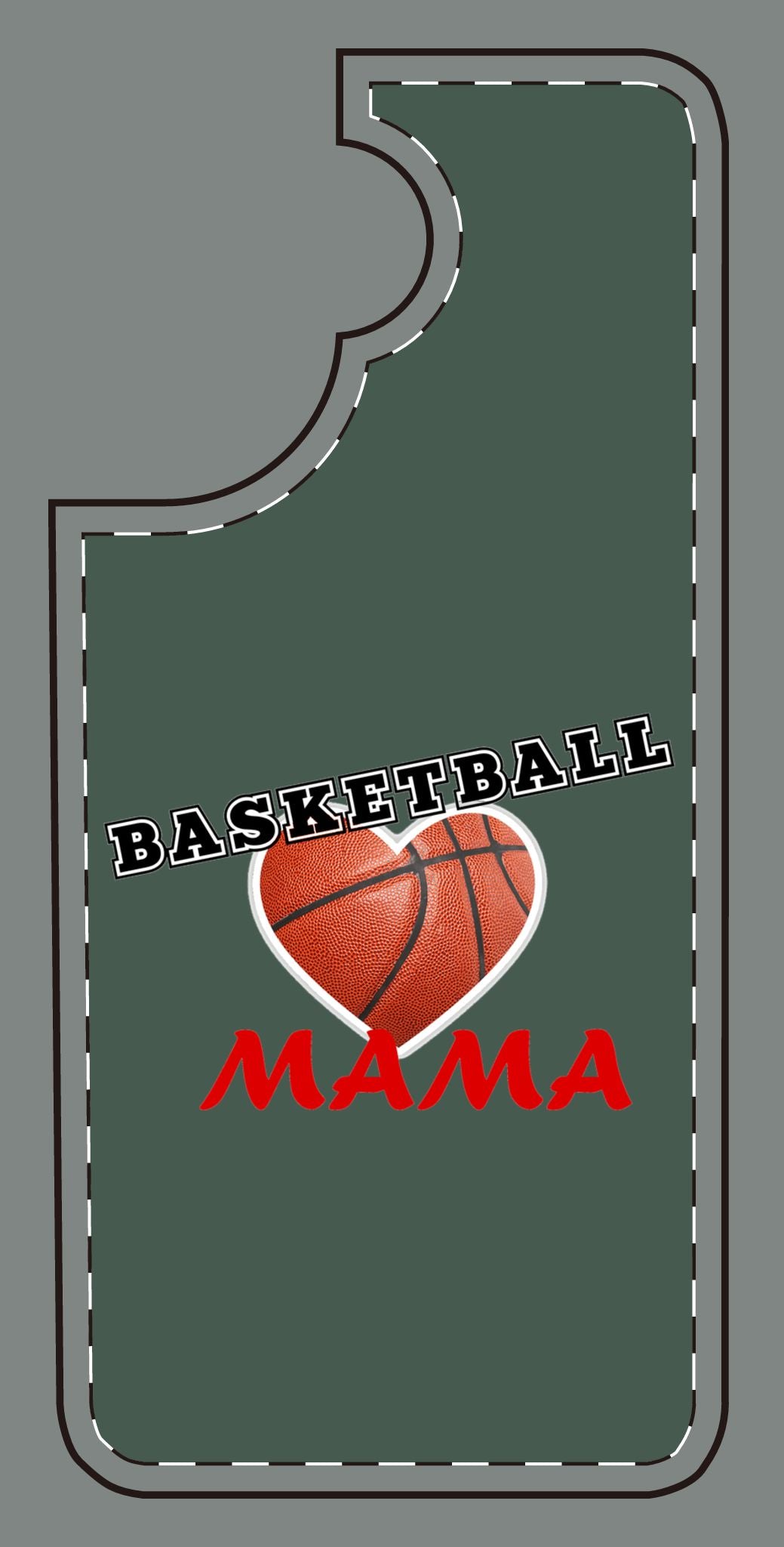 Basketball Mama Silicone Phone Case - Perfect Gift for Basketball Moms