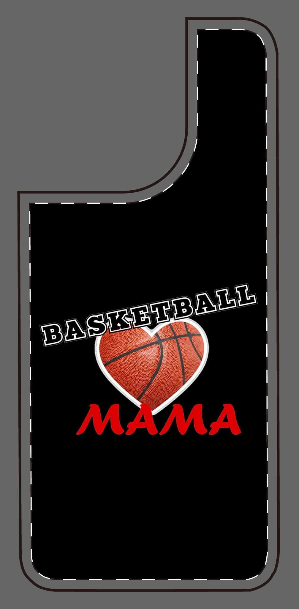 Basketball Mama Silicone Phone Case - Perfect Gift for Basketball Moms