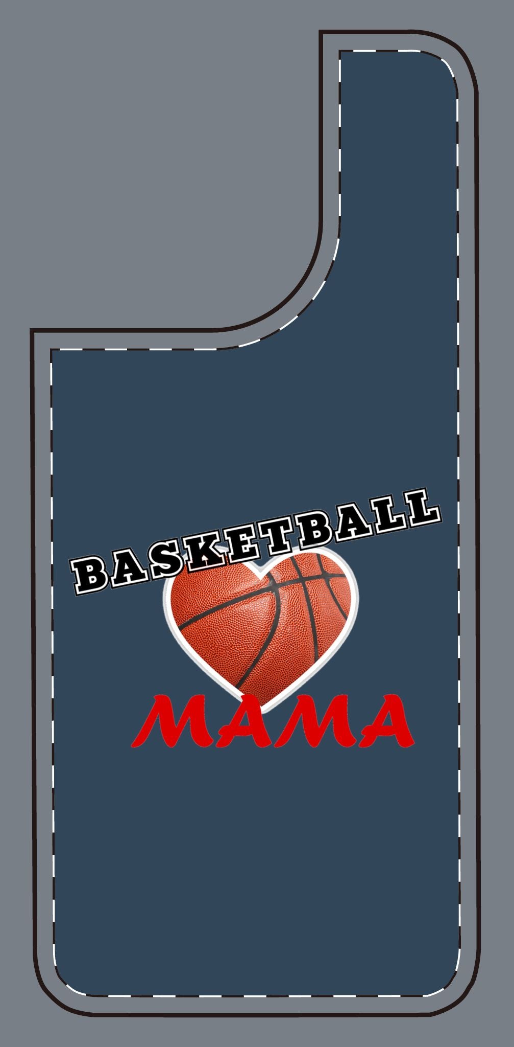 Basketball Mama Silicone Phone Case - Perfect Gift for Basketball Moms