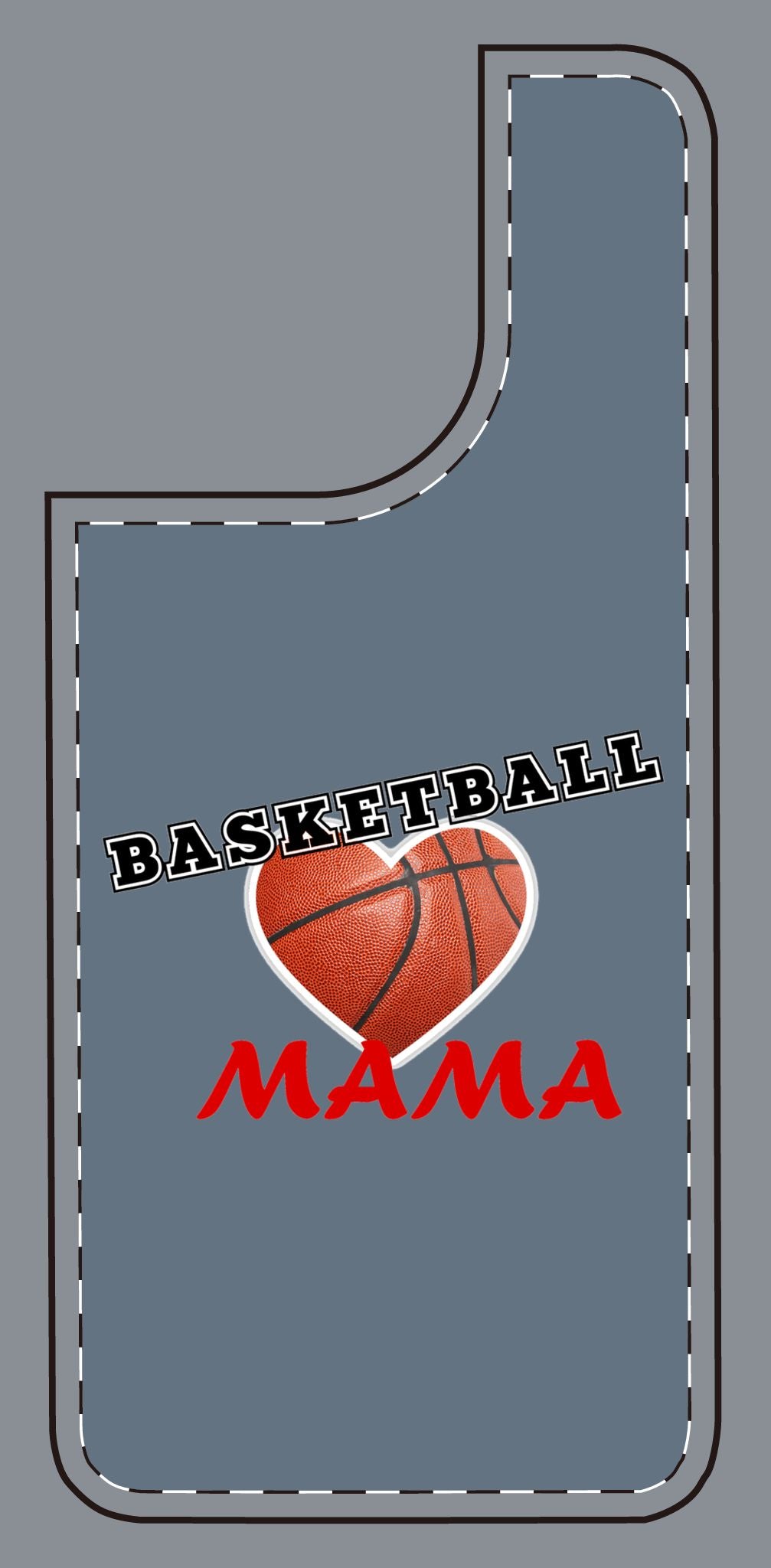 Basketball Mama Silicone Phone Case - Perfect Gift for Basketball Moms