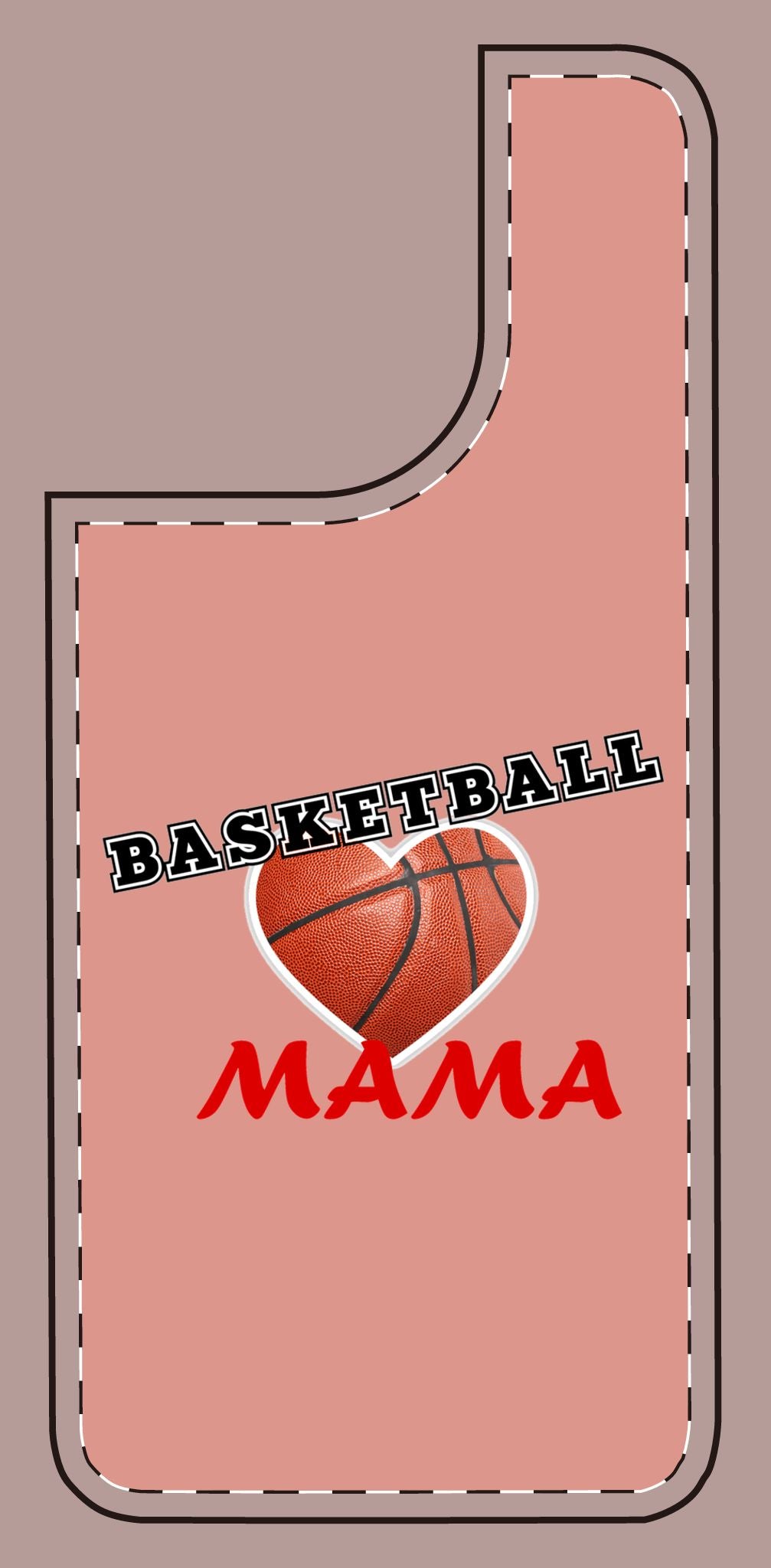 Basketball Mama Silicone Phone Case - Perfect Gift for Basketball Moms