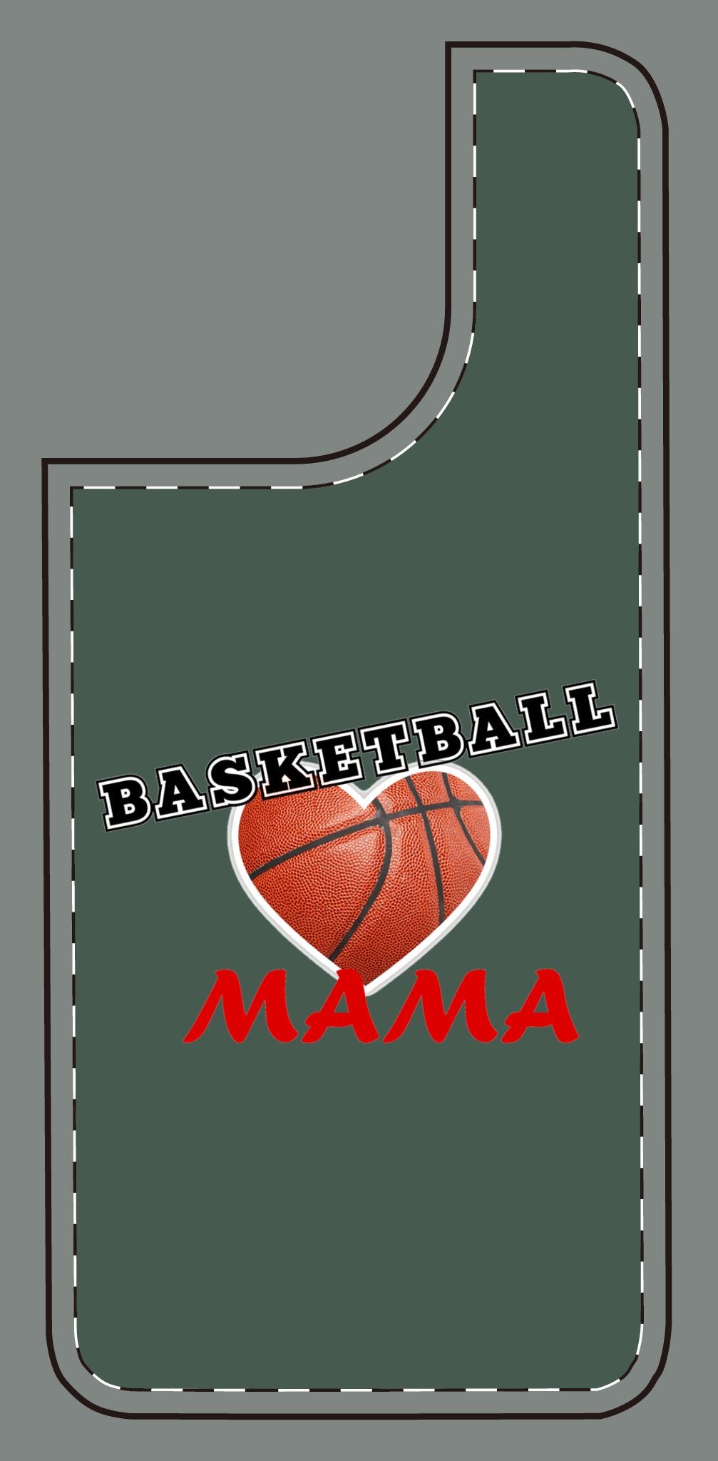 Basketball Mama Silicone Phone Case - Perfect Gift for Basketball Moms