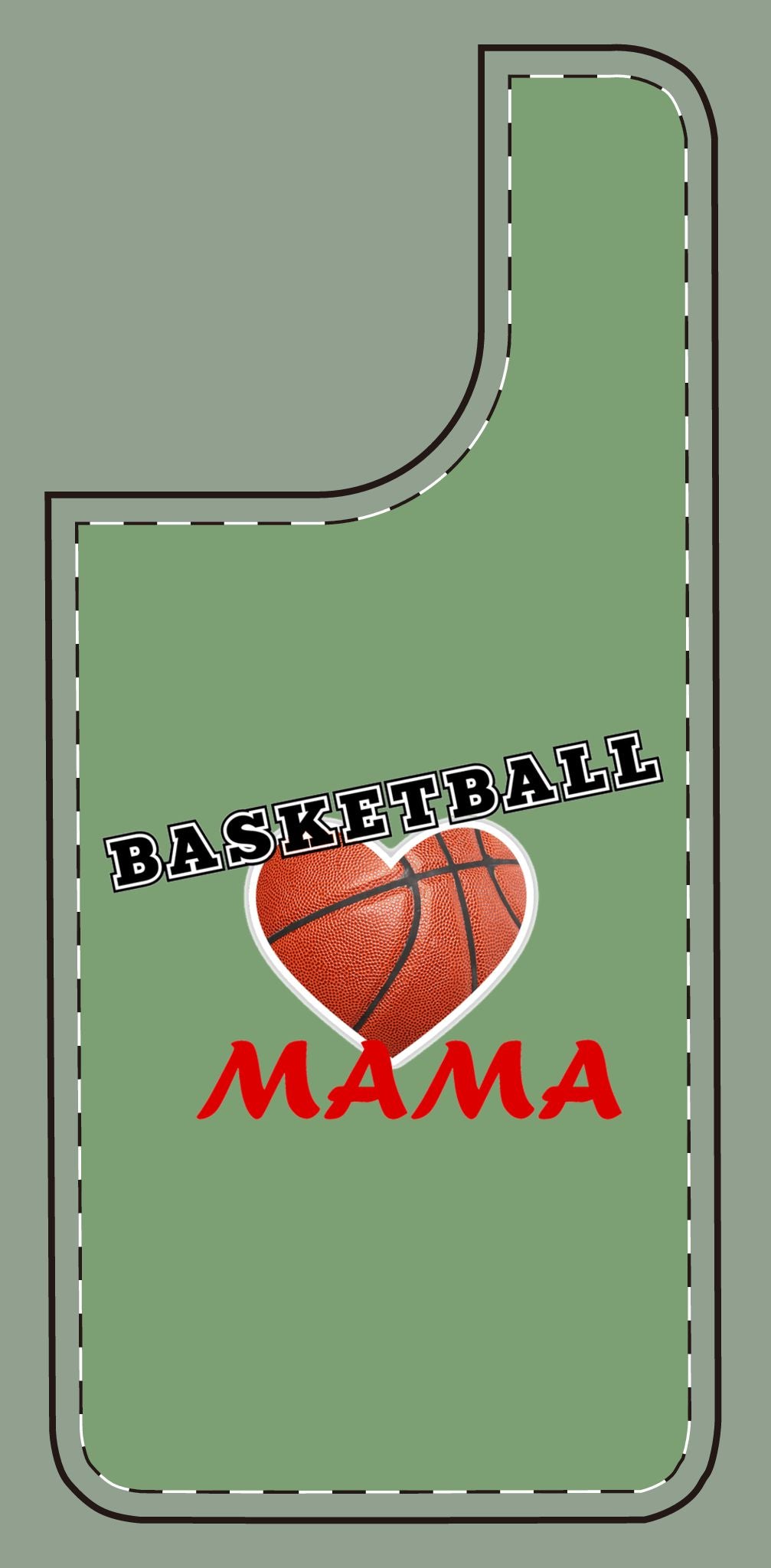 Basketball Mama Silicone Phone Case - Perfect Gift for Basketball Moms