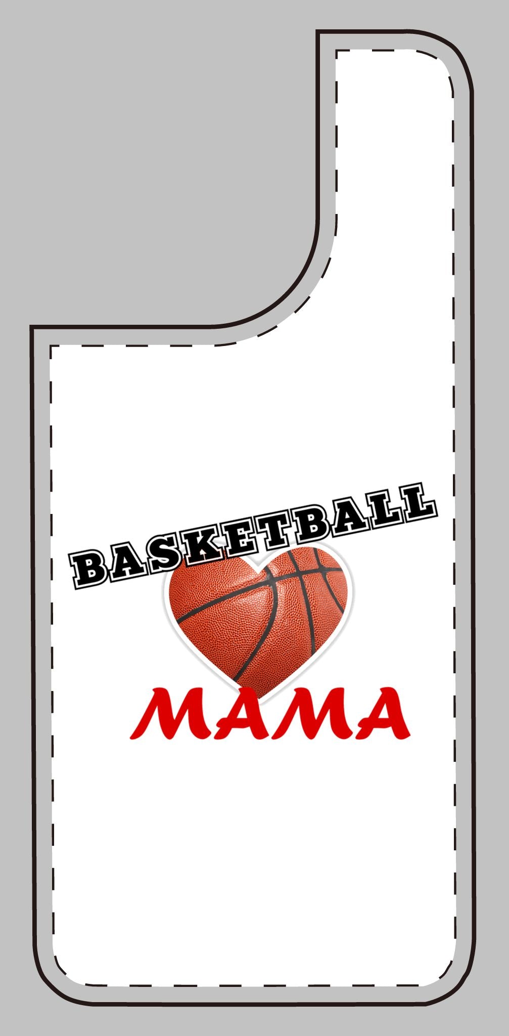 Basketball Mama Silicone Phone Case - Perfect Gift for Basketball Moms