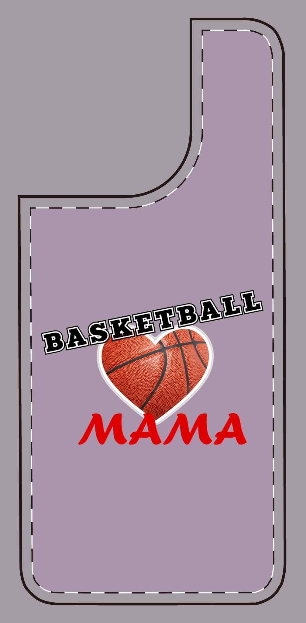 Basketball Mama Silicone Phone Case - Perfect Gift for Basketball Moms