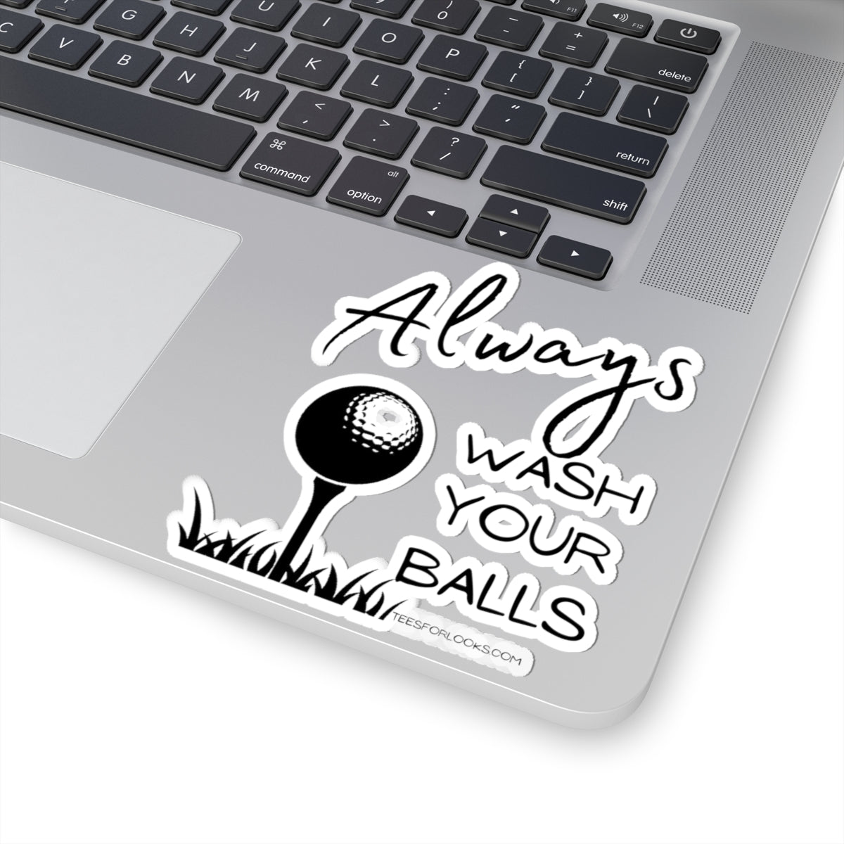 Funny Golf Stickers - "Always Wash Your Balls"