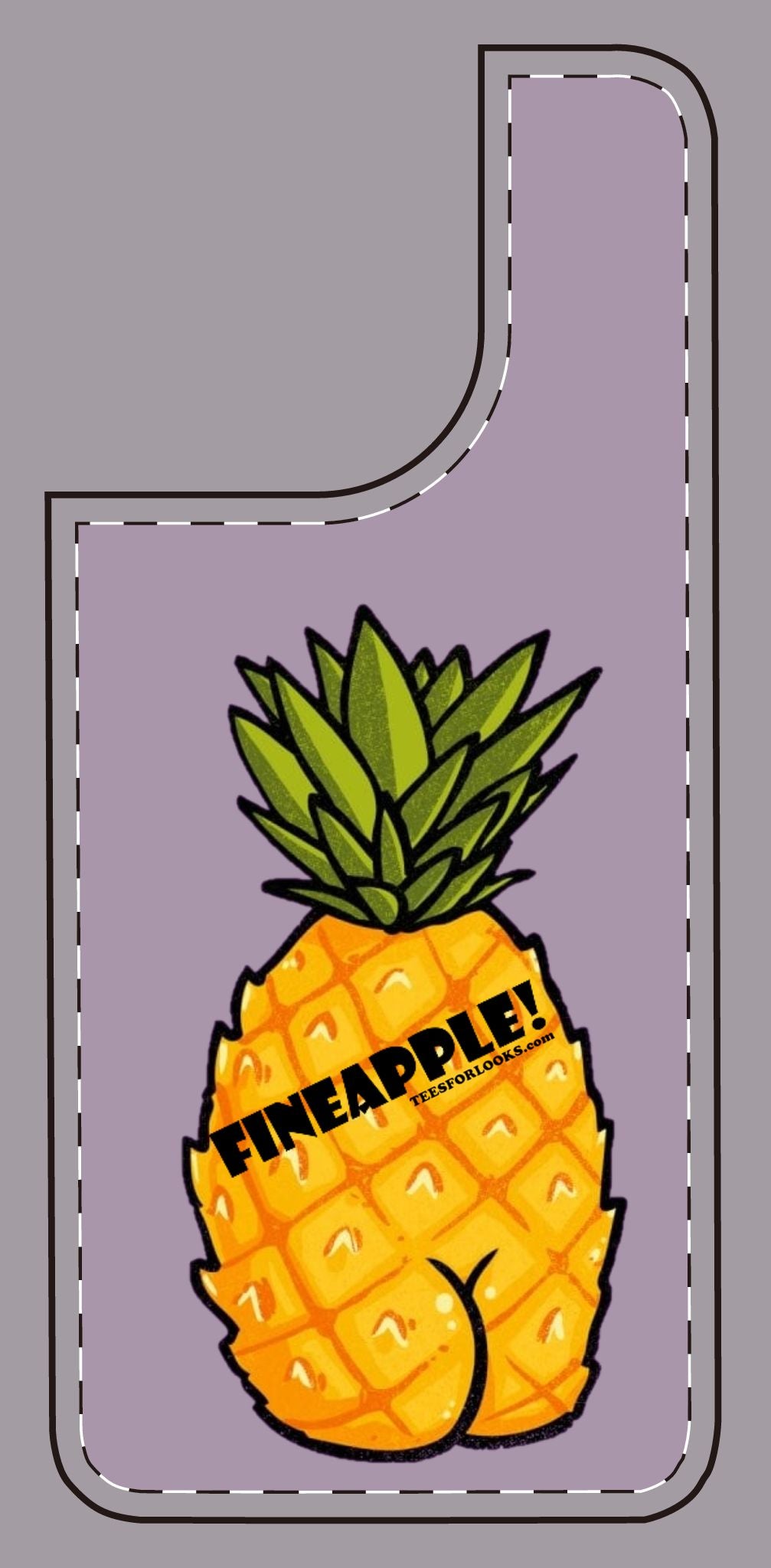 “Fineapple” Silicone Phone Case - Fun and Quirky Pineapple Design