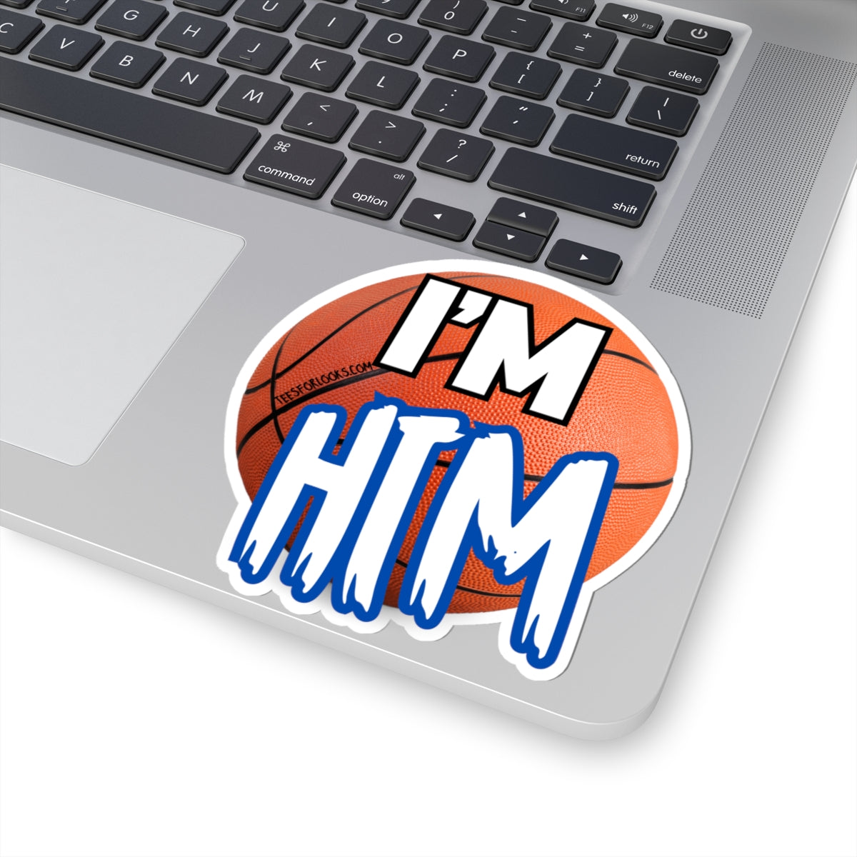 Basketball Sticker - "I'm HTM" Motivational Sports Decor