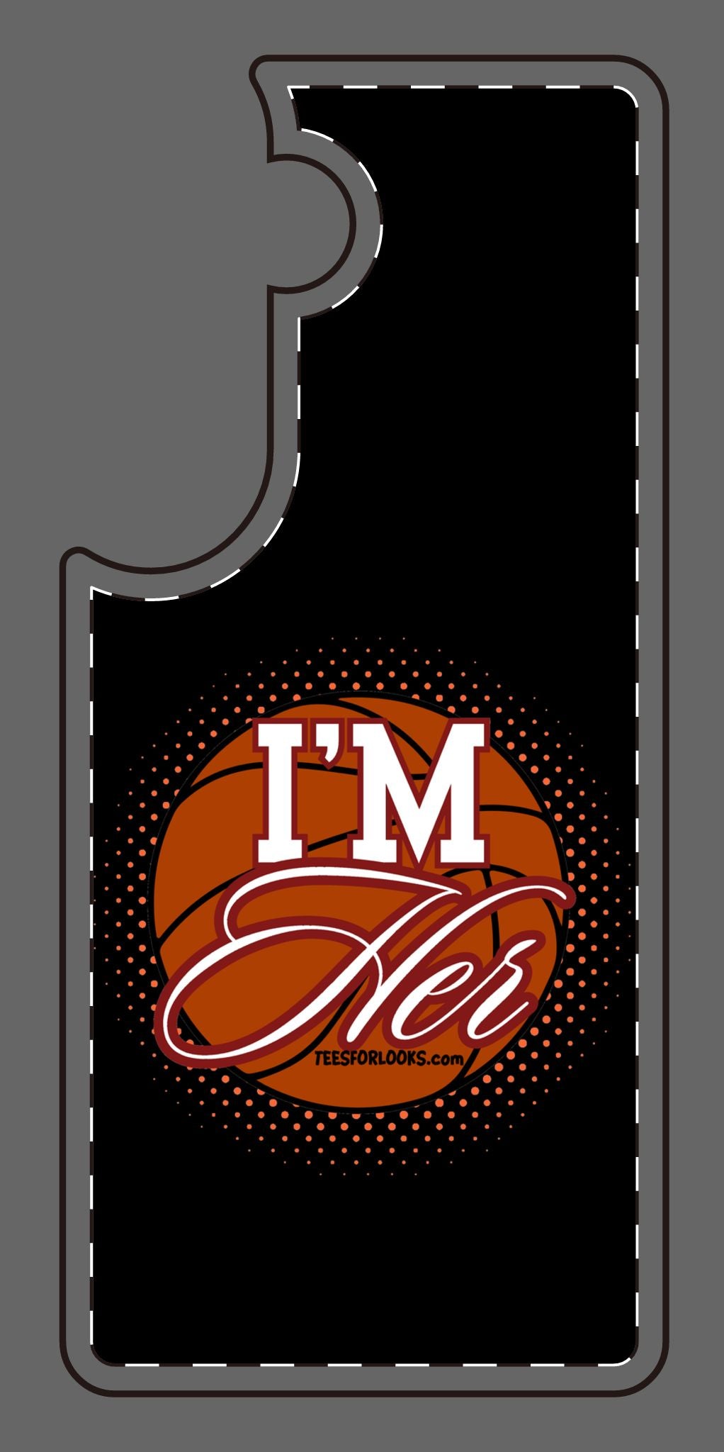 I'M Her Basketball Silicone Phone Case - Perfect for Sports Fans