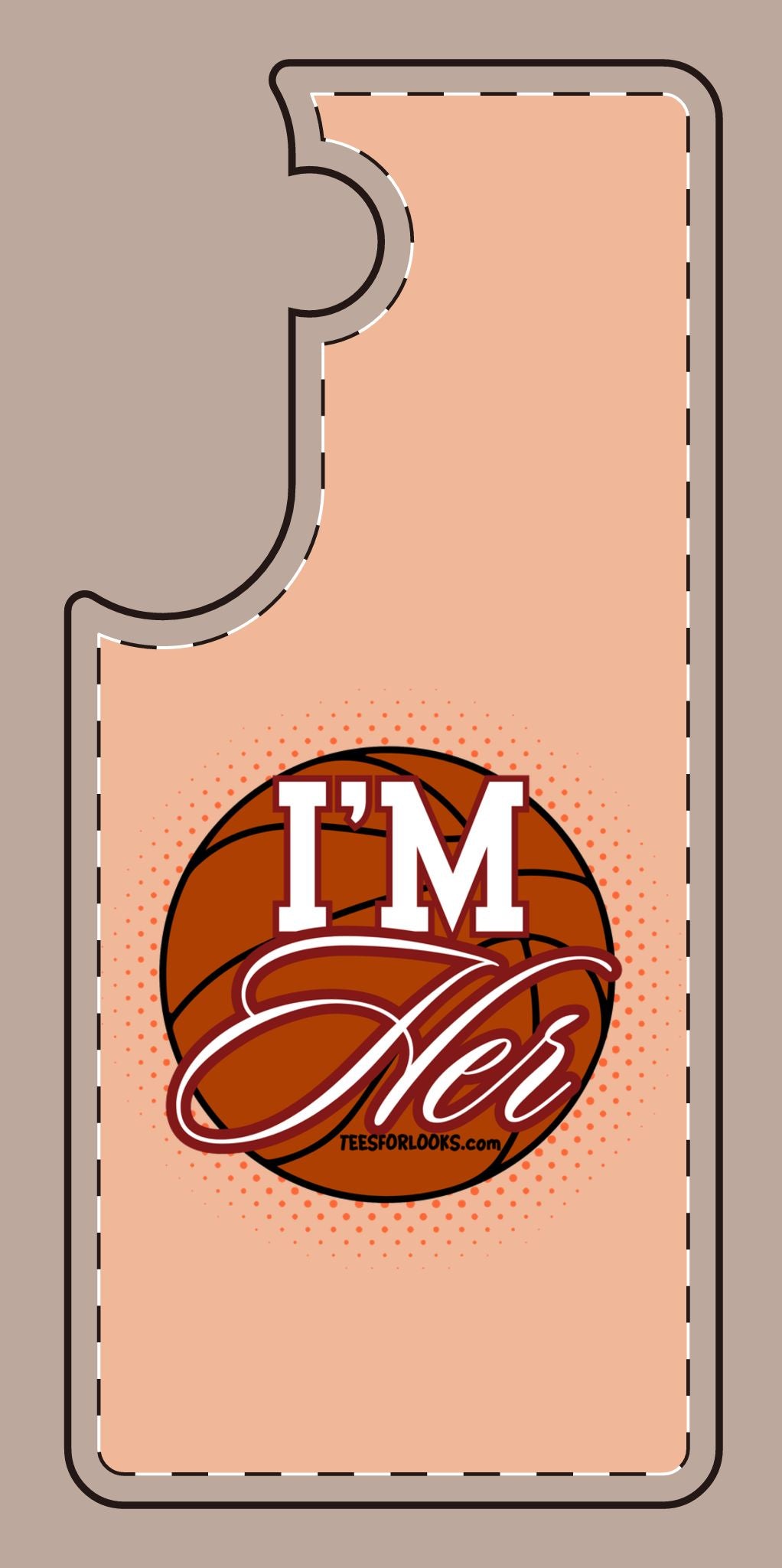 I'M Her Basketball Silicone Phone Case - Perfect for Sports Fans