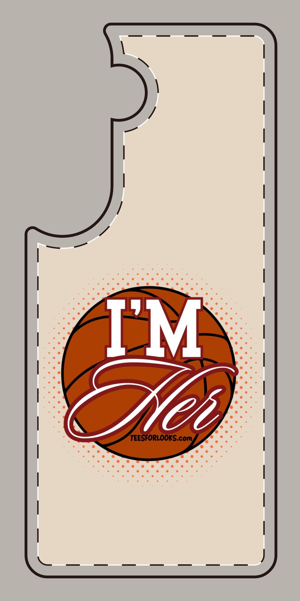 I'M Her Basketball Silicone Phone Case - Perfect for Sports Fans