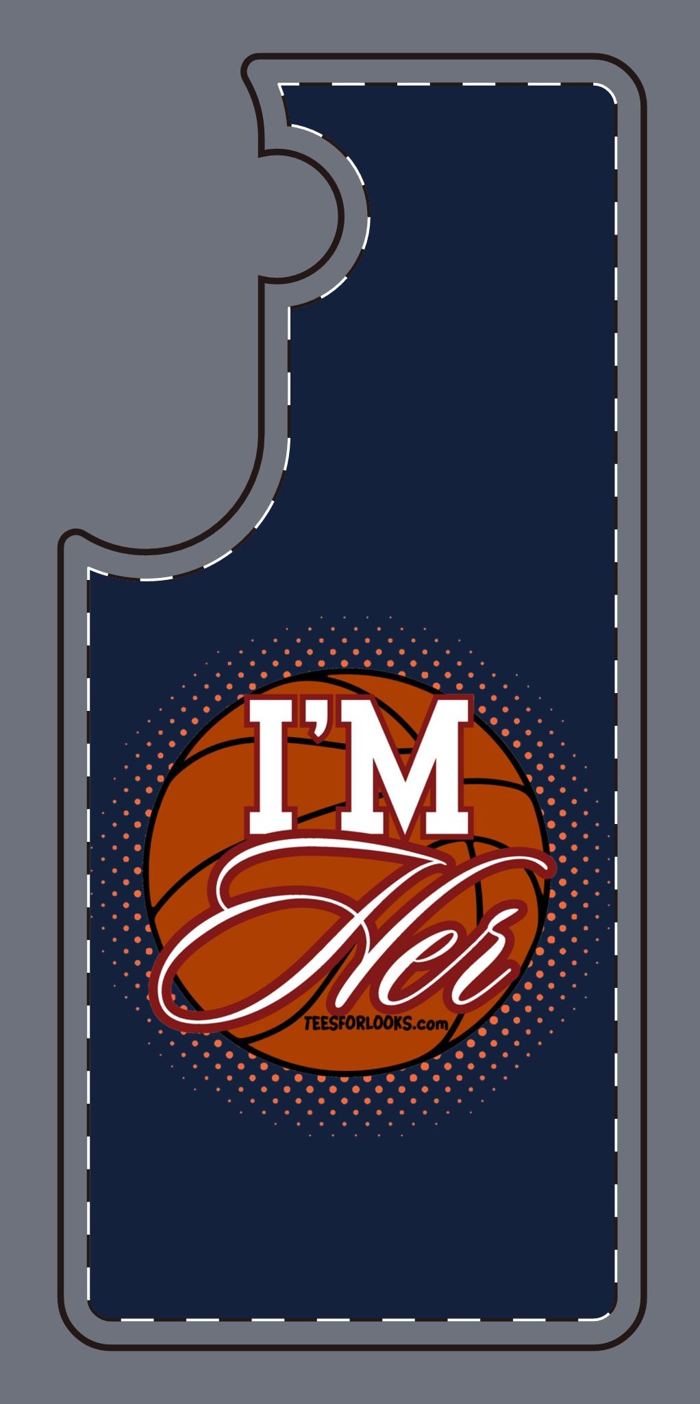 I'M Her Basketball Silicone Phone Case - Perfect for Sports Fans