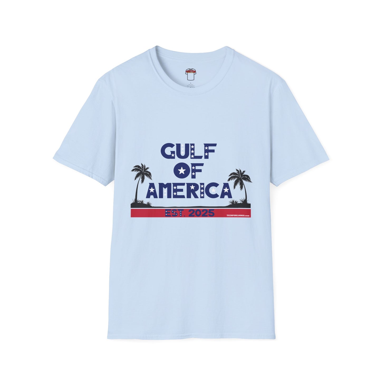 Gulf of America Palm Tree T-Shirt - Unisex Softstyle 2025